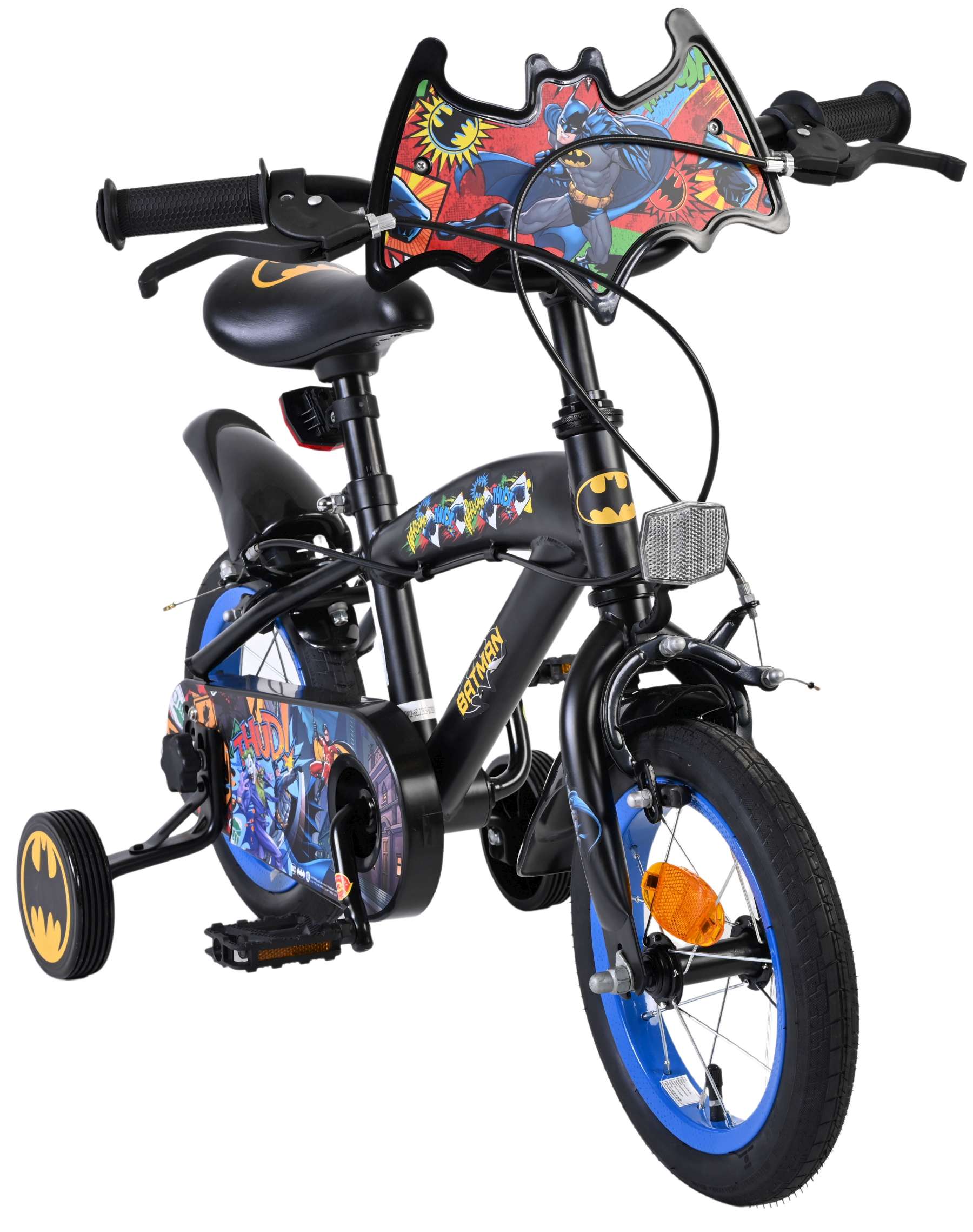 Batman Kinderfiets - Jongens - 12 inch - Zwart - Twee handremmen 5 Batman Kinderfiets - Jongens - 12 inch - Zwart - Twee handremmen - Afbeelding 5