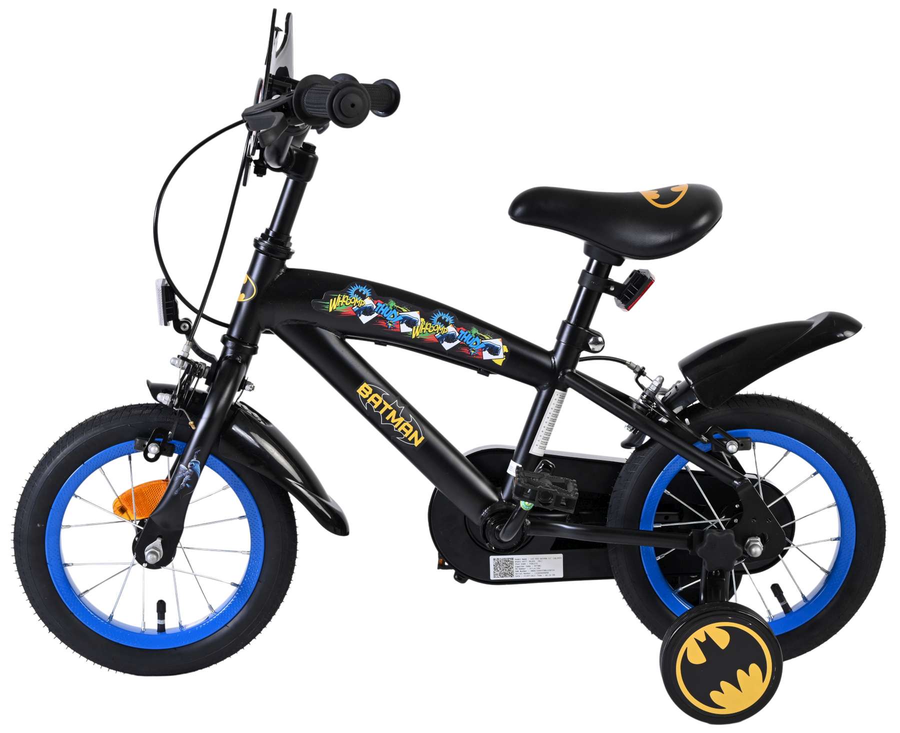 Batman Kinderfiets - Jongens - 12 inch - Zwart - Twee handremmen 7 Batman Kinderfiets - Jongens - 12 inch - Zwart - Twee handremmen - Afbeelding 7