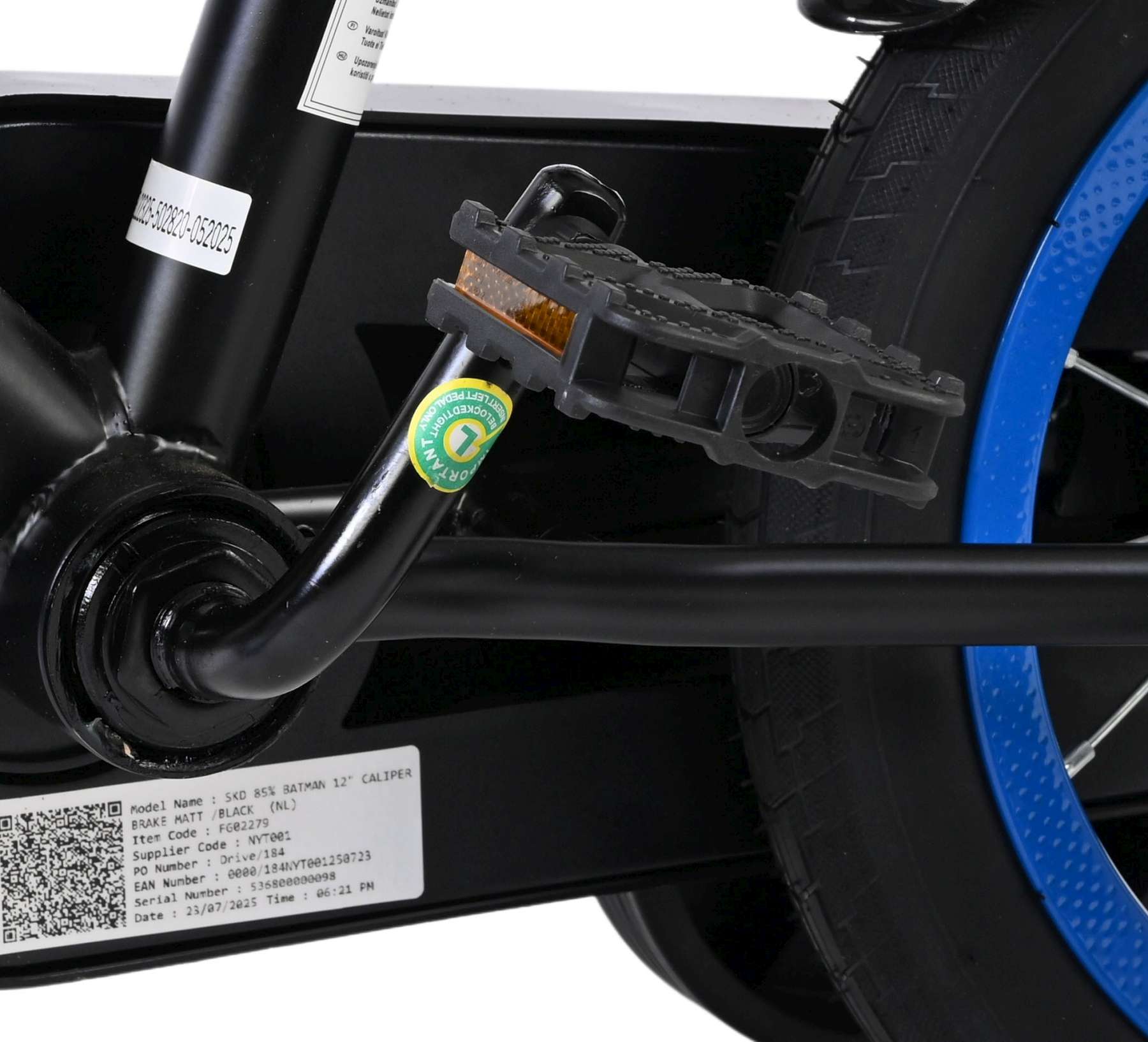 Batman Kinderfiets - Jongens - 12 inch - Zwart - Twee handremmen 9 Batman Kinderfiets - Jongens - 12 inch - Zwart - Twee handremmen - Afbeelding 9