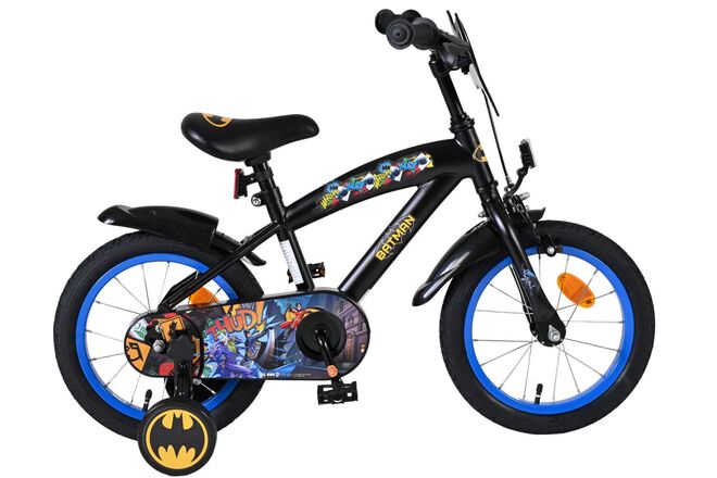 Batman Kinderfiets - Jongens - 14 inch - Zwart 1 Batman Kinderfiets - Jongens - 14 inch - Zwart