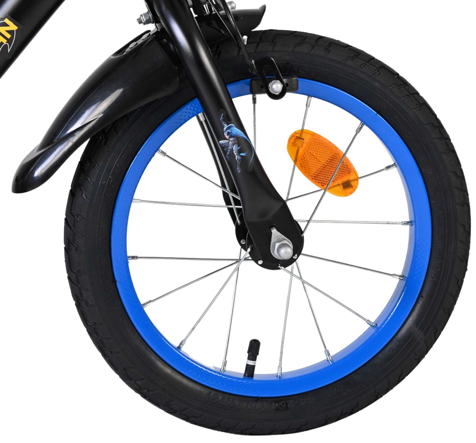 Batman Kinderfiets - Jongens - 14 inch - Zwart 4 Batman Kinderfiets - Jongens - 14 inch - Zwart - Afbeelding 4