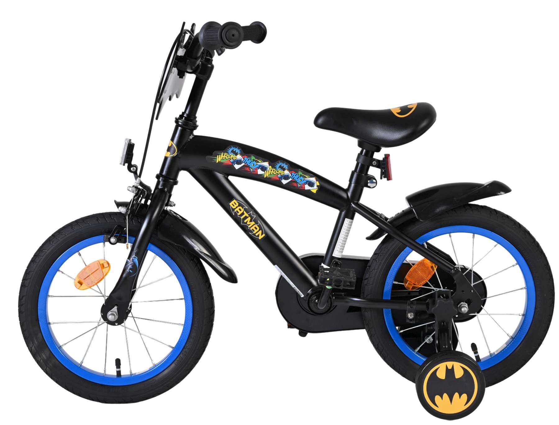 Batman Kinderfiets - Jongens - 14 inch - Zwart 8 Batman Kinderfiets - Jongens - 14 inch - Zwart - Afbeelding 8