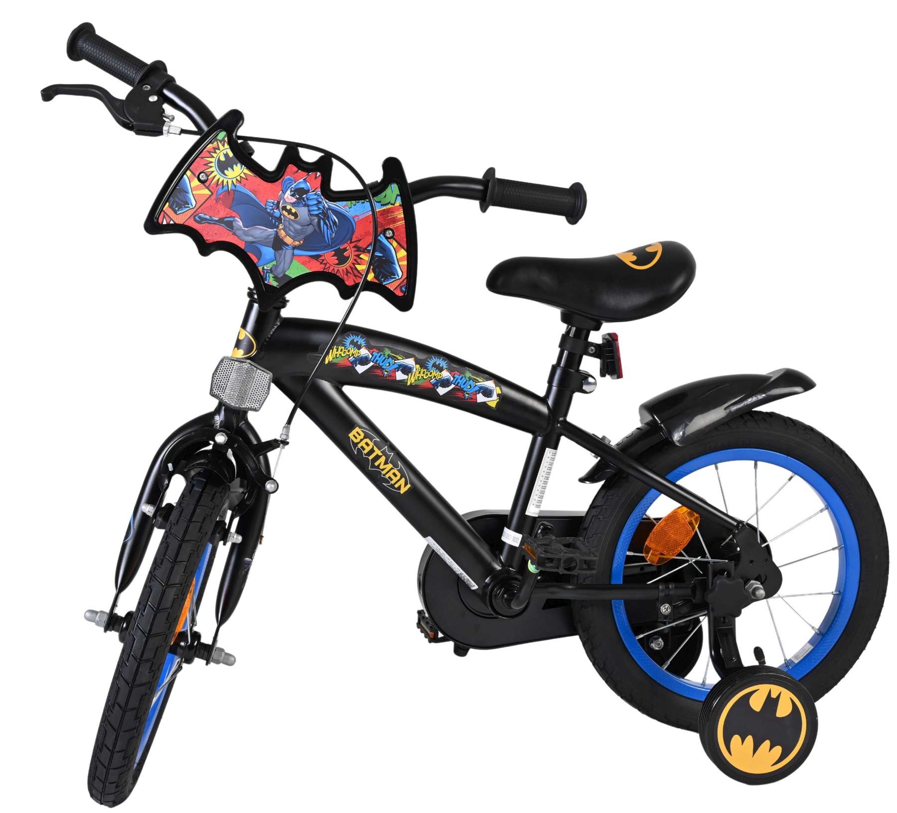 Batman Kinderfiets - Jongens - 14 inch - Zwart 9 Batman Kinderfiets - Jongens - 14 inch - Zwart - Afbeelding 9
