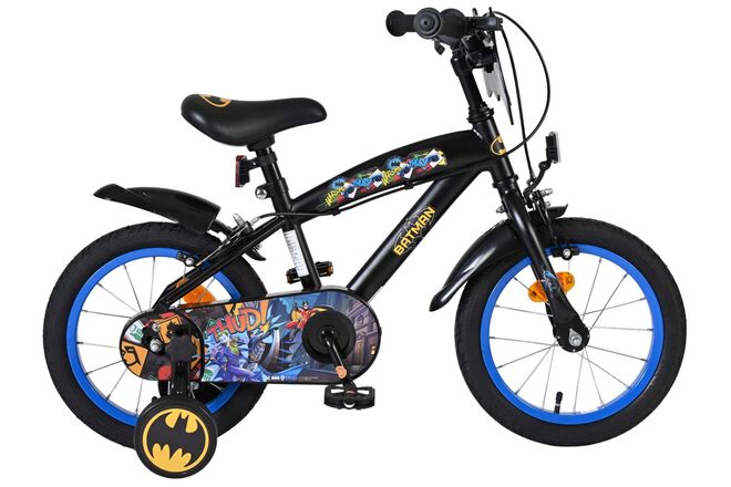 Batman Kinderfiets - Jongens - 14 inch - Zwart - Twee handremmen 1 Batman Kinderfiets - Jongens - 14 inch - Zwart - Twee handremmen