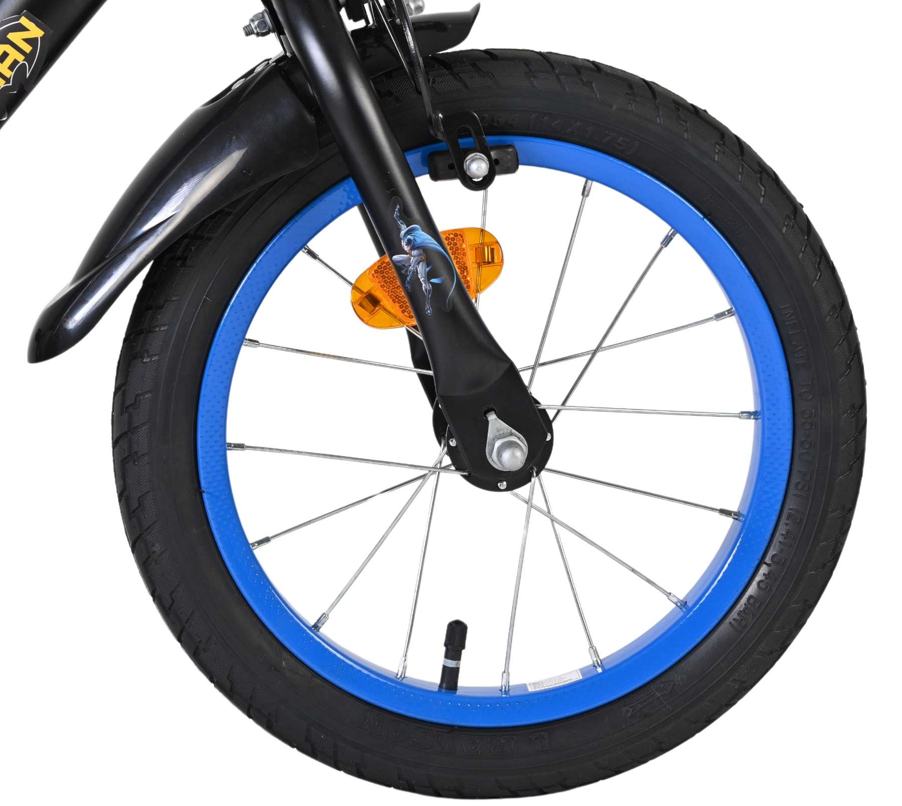 Batman Kinderfiets - Jongens - 14 inch - Zwart - Twee handremmen 3 Batman Kinderfiets - Jongens - 14 inch - Zwart - Twee handremmen - Afbeelding 3