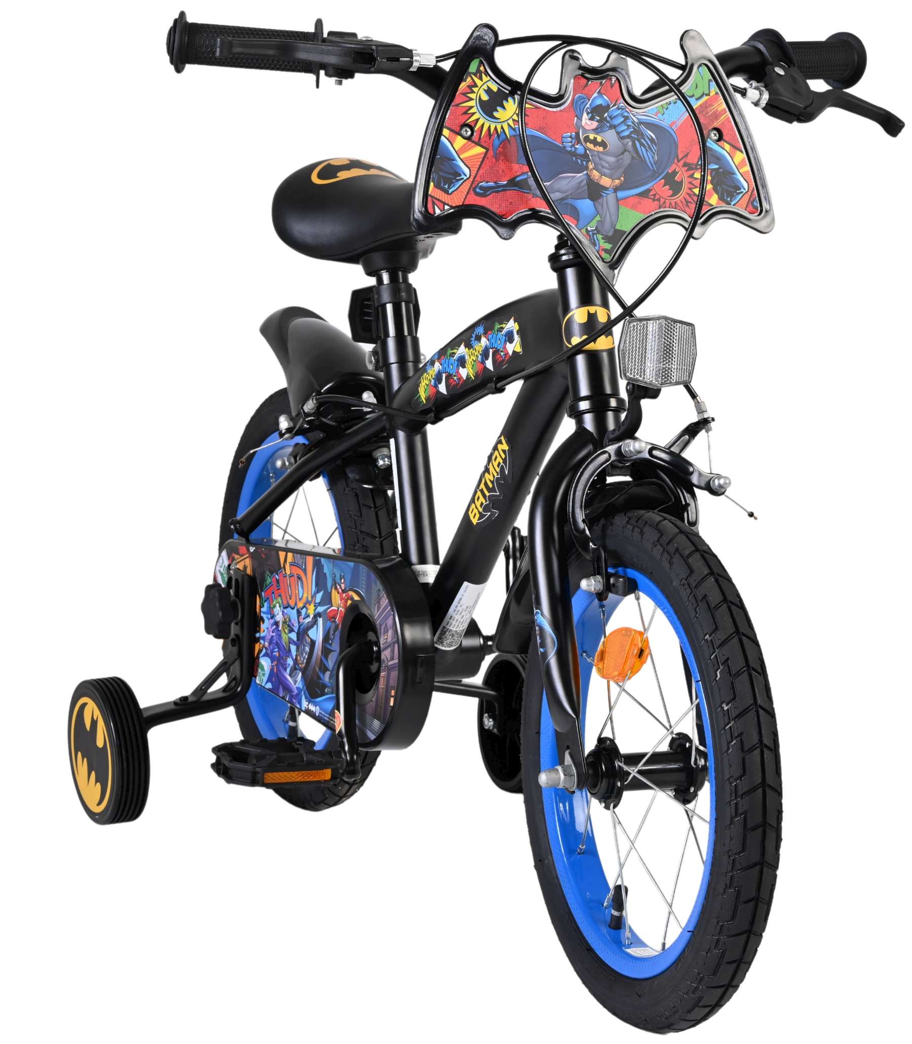Batman Kinderfiets - Jongens - 14 inch - Zwart - Twee handremmen 5 Batman Kinderfiets - Jongens - 14 inch - Zwart - Twee handremmen - Afbeelding 5