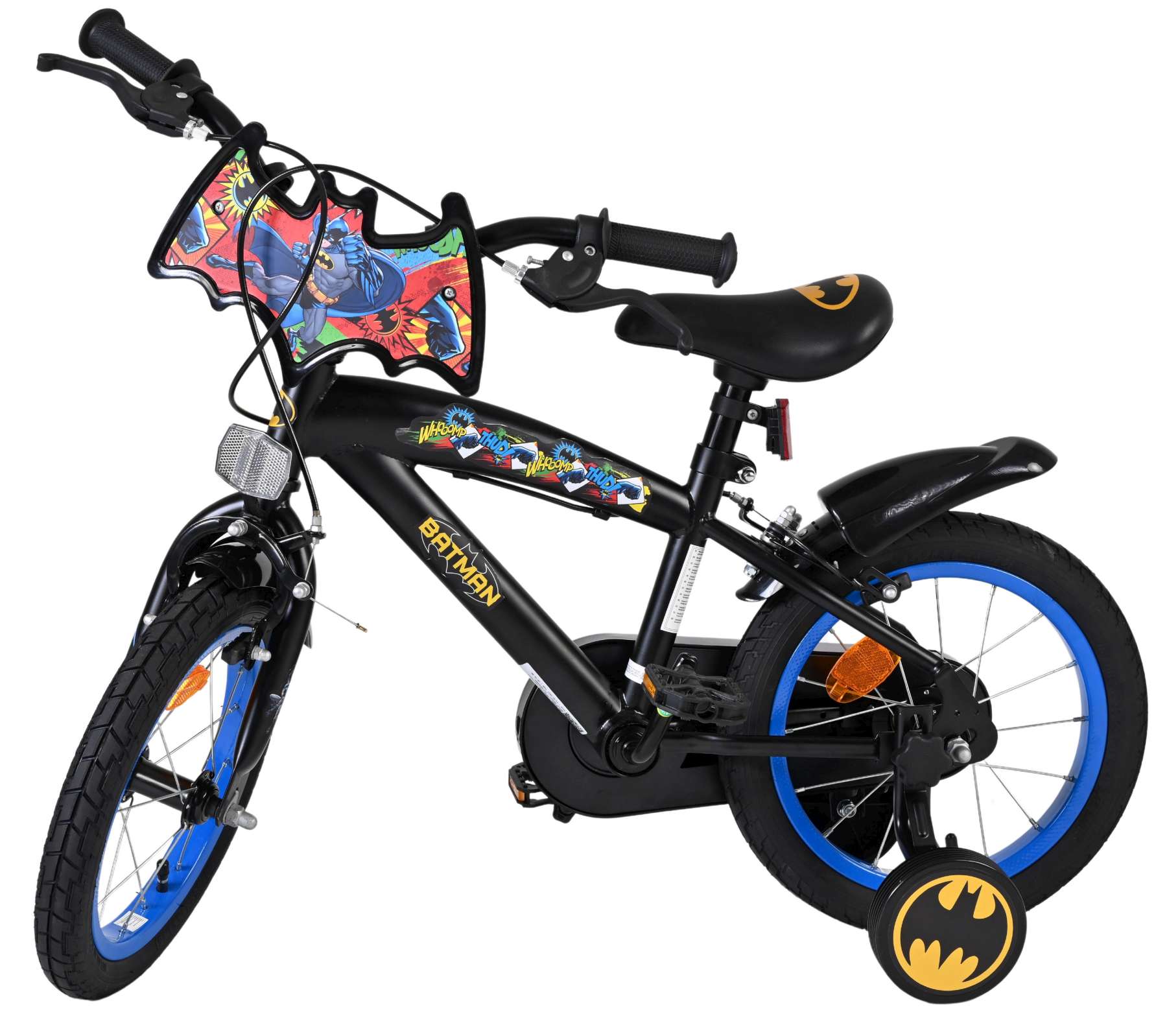 Batman Kinderfiets - Jongens - 14 inch - Zwart - Twee handremmen 8 Batman Kinderfiets - Jongens - 14 inch - Zwart - Twee handremmen - Afbeelding 8