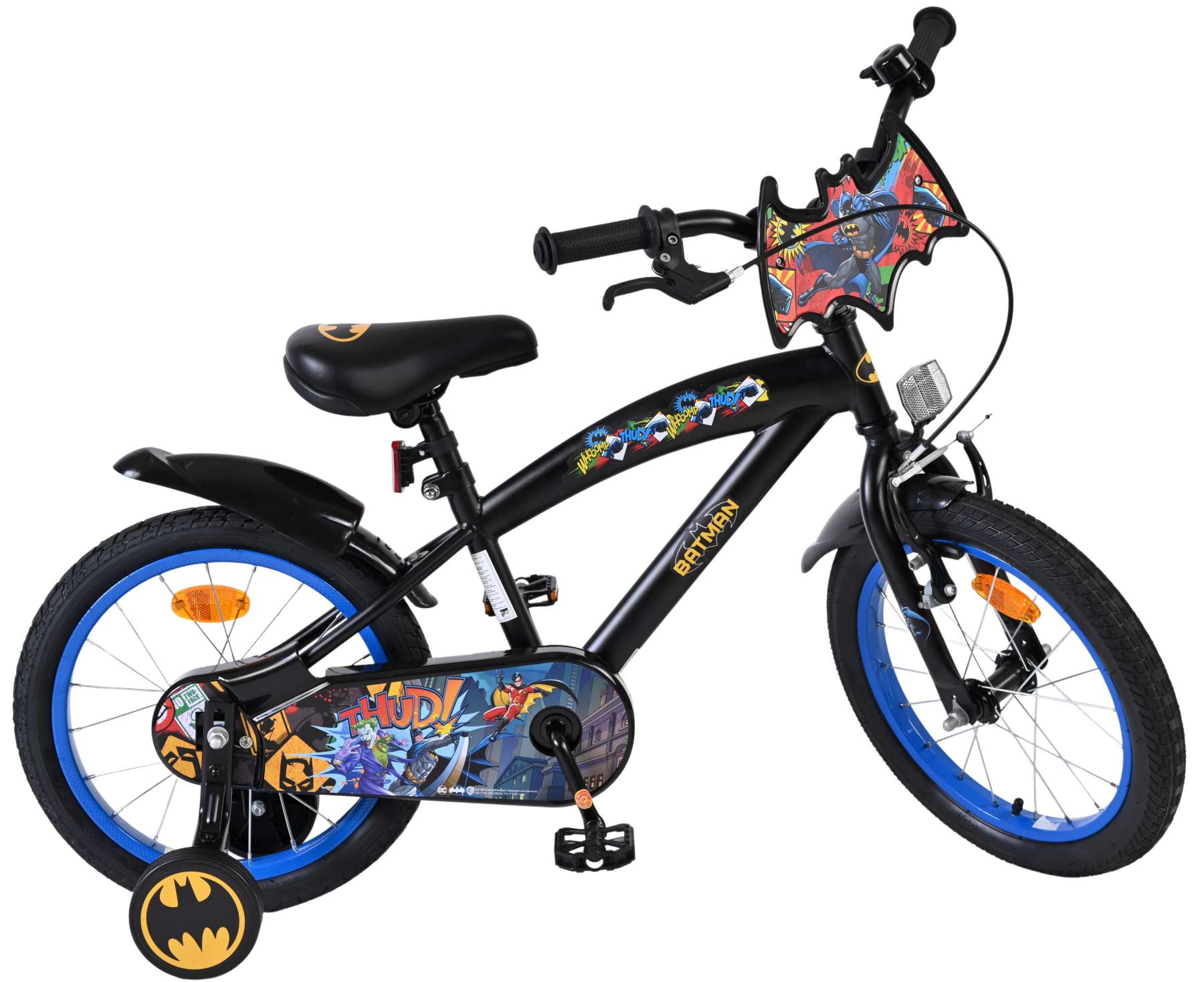 Batman Kinderfiets - Jongens - 16 inch - Zwart 10 Batman Kinderfiets - Jongens - 16 inch - Zwart - Afbeelding 10