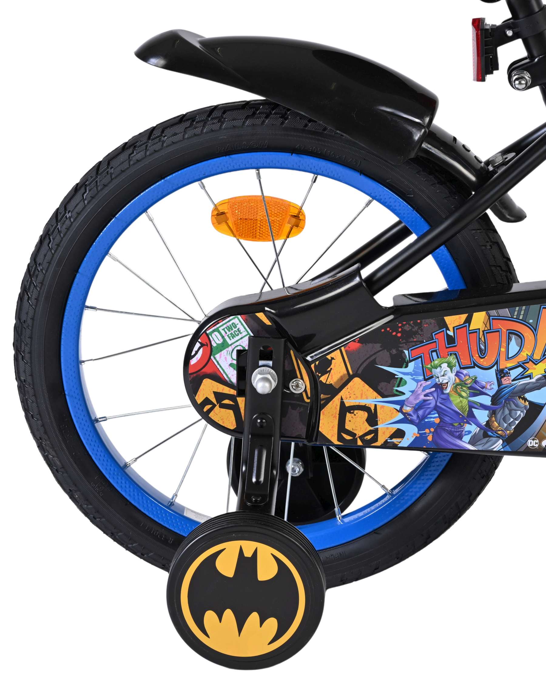 Batman Kinderfiets - Jongens - 16 inch - Zwart 2 Batman Kinderfiets - Jongens - 16 inch - Zwart - Afbeelding 2