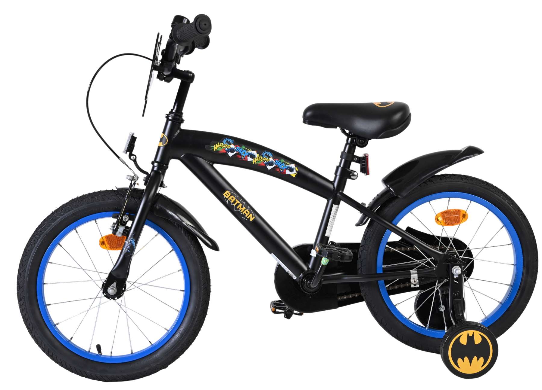 Batman Kinderfiets - Jongens - 16 inch - Zwart 7 Batman Kinderfiets - Jongens - 16 inch - Zwart - Afbeelding 7
