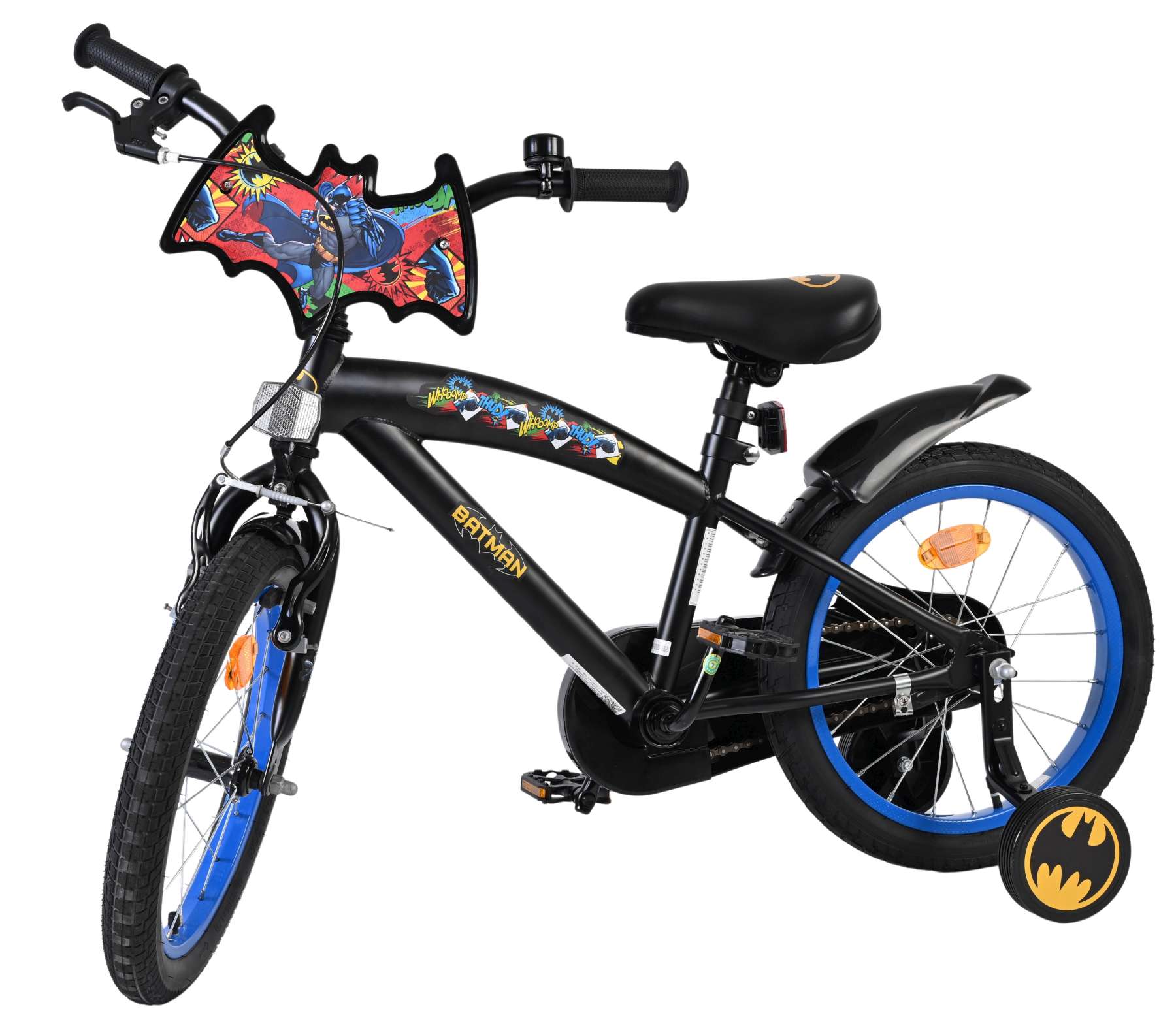 Batman Kinderfiets - Jongens - 16 inch - Zwart 8 Batman Kinderfiets - Jongens - 16 inch - Zwart - Afbeelding 8