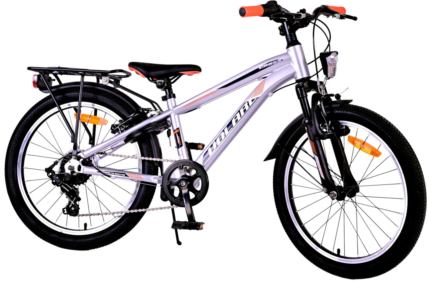 Volare Cross Kinderfiets - Jongens - 20 inch - Zilver - 6 versnellingen 3 Volare Cross Kinderfiets - Jongens - 20 inch - Zilver - 6 versnellingen - Afbeelding 3