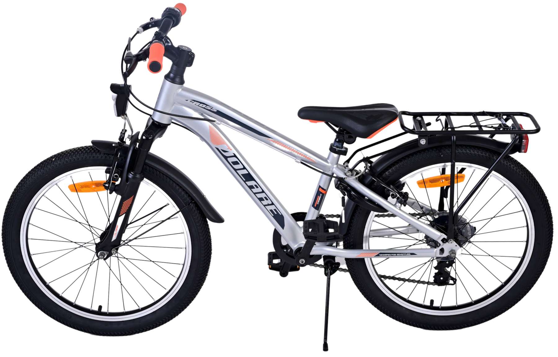 Volare Cross Kinderfiets - Jongens - 20 inch - Zilver - 6 versnellingen 13 Volare Cross Kinderfiets - Jongens - 20 inch - Zilver - 6 versnellingen - Afbeelding 13
