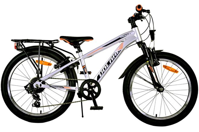 Volare Cross Kinderfiets - Jongens - 20 inch - Zilver - 6 versnellingen 1 Volare Cross Kinderfiets - Jongens - 20 inch - Zilver - 6 versnellingen