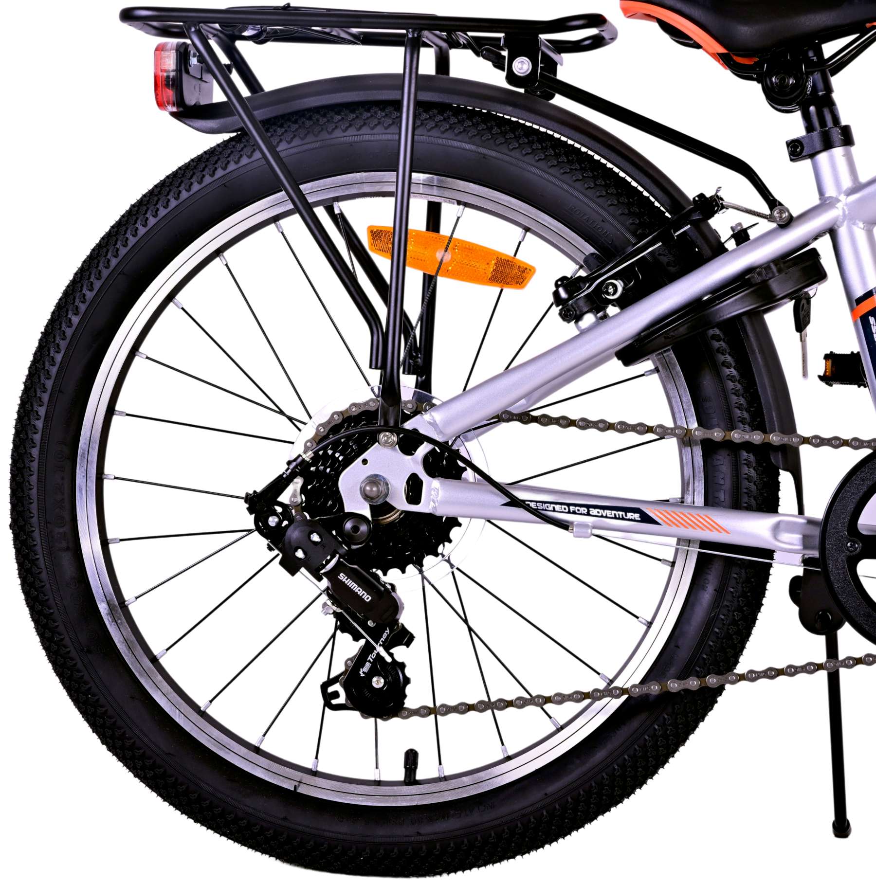 Volare Cross Kinderfiets - Jongens - 20 inch - Zilver - 6 versnellingen 4 Volare Cross Kinderfiets - Jongens - 20 inch - Zilver - 6 versnellingen - Afbeelding 4