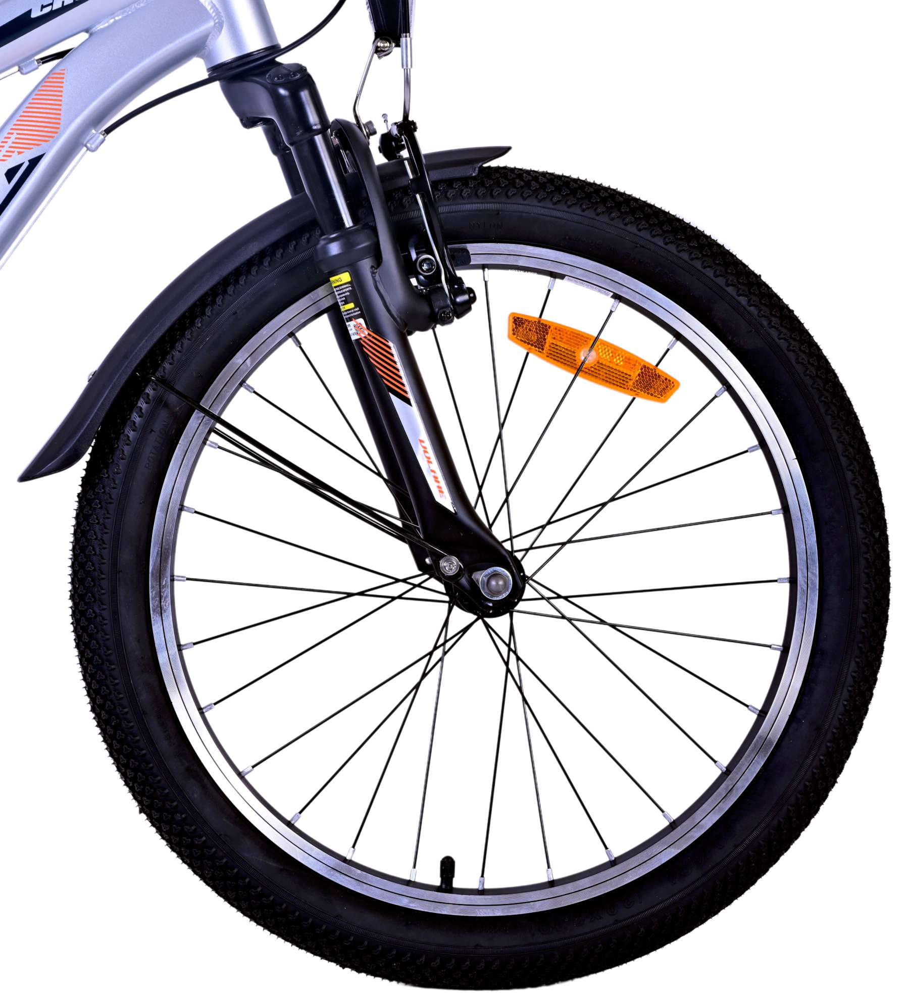 Volare Cross Kinderfiets - Jongens - 20 inch - Zilver - 6 versnellingen 5 Volare Cross Kinderfiets - Jongens - 20 inch - Zilver - 6 versnellingen - Afbeelding 5