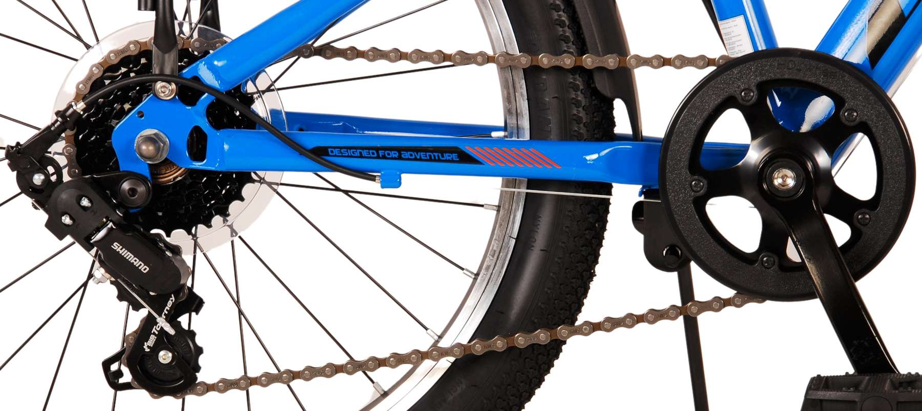 Volare Cross Kinderfiets - Jongens - 20 inch - Blauw - 6 versnellingen 6 Volare Cross Kinderfiets - Jongens - 20 inch - Blauw - 6 versnellingen - Afbeelding 6