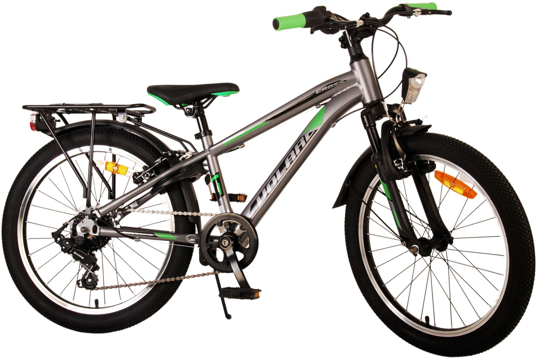 Volare Cross Kinderfiets - Jongens - 20 inch - Grijs - 6 versnellingen 3 Volare Cross Kinderfiets - Jongens - 20 inch - Grijs - 6 versnellingen - Afbeelding 3