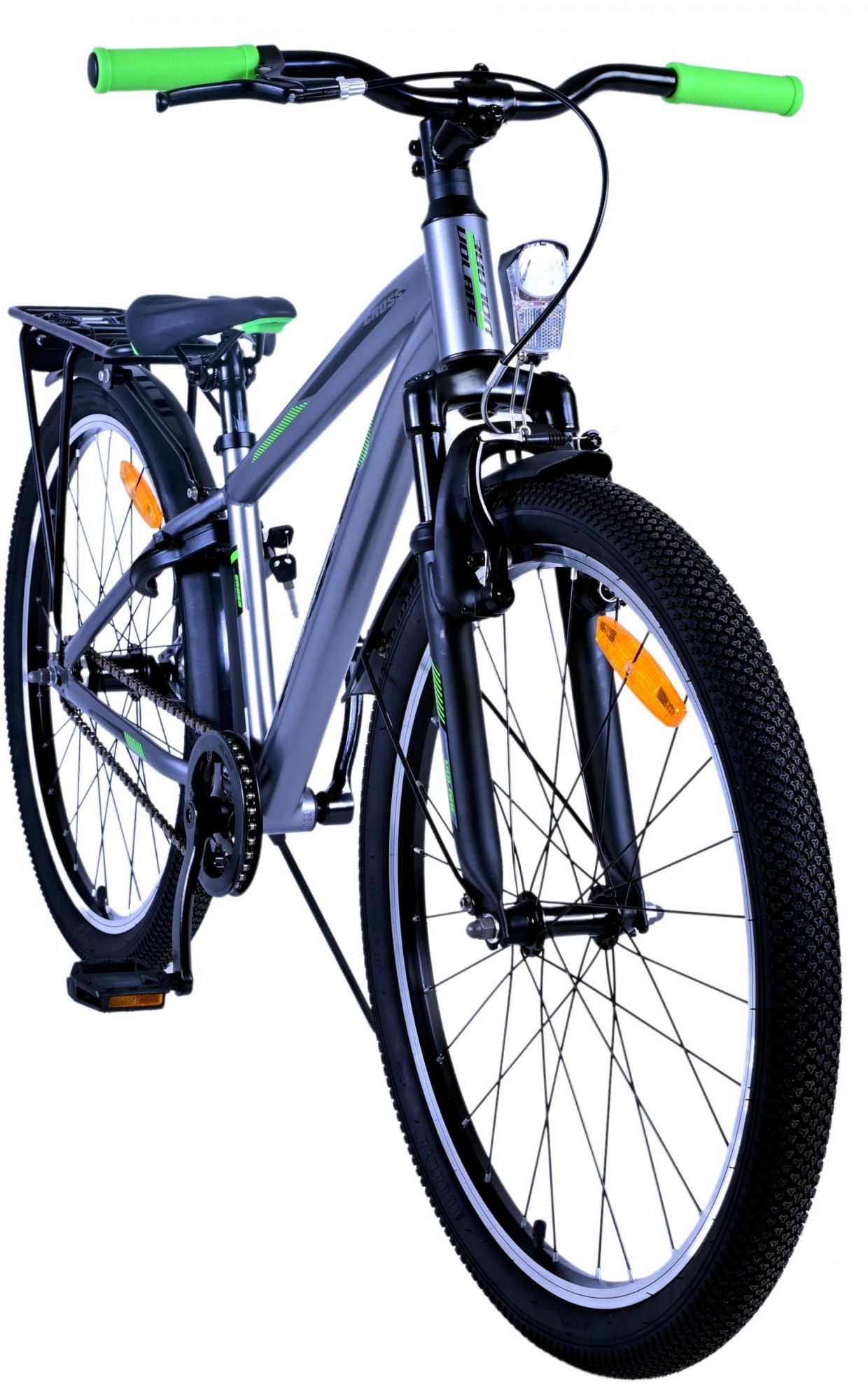 Volare Cross Kinderfiets - Jongens - 24 inch - donker Grijs 11 Volare Cross Kinderfiets - Jongens - 24 inch - donker Grijs - Afbeelding 11