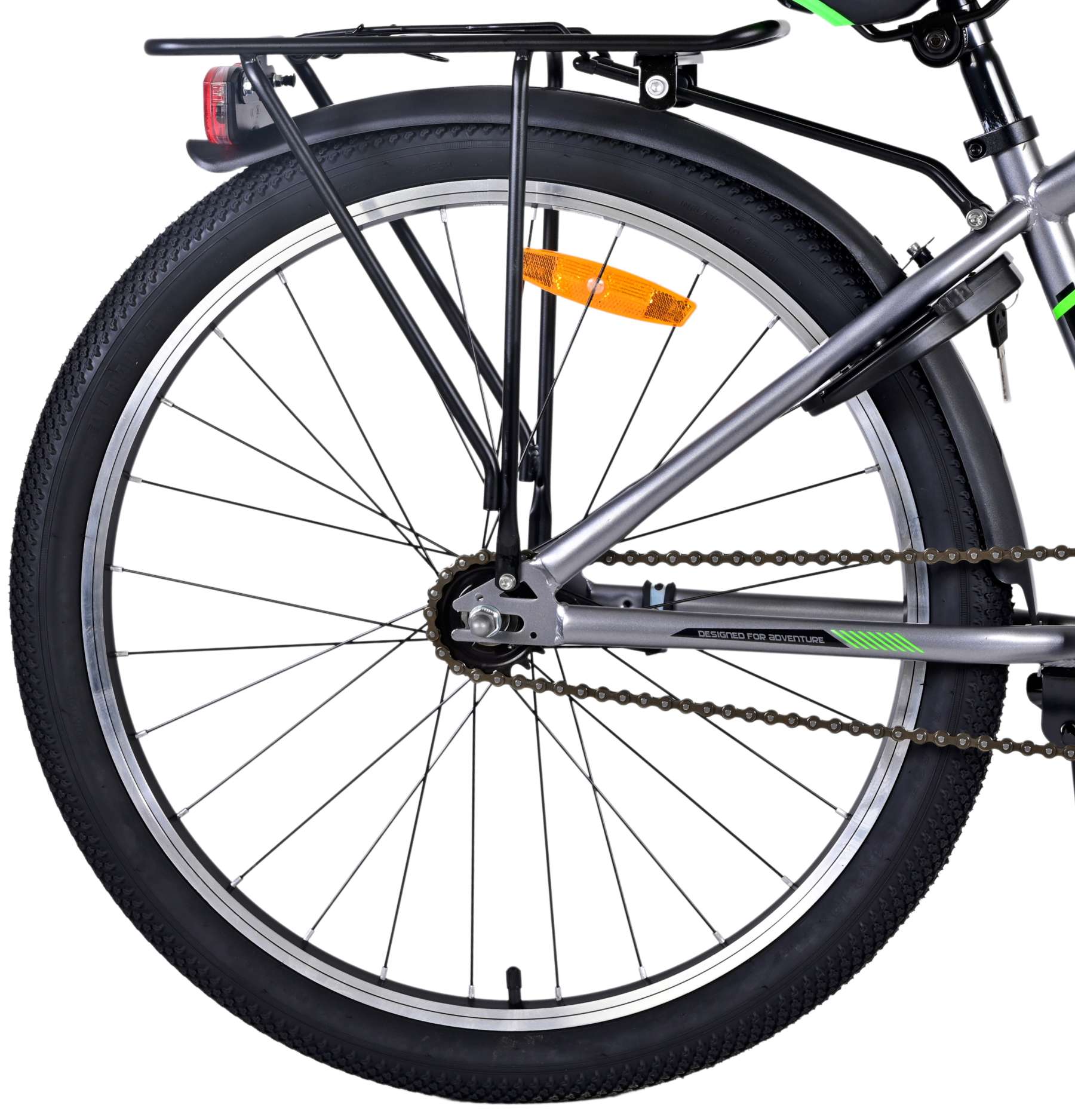 Volare Cross Kinderfiets - Jongens - 24 inch - donker Grijs 4 Volare Cross Kinderfiets - Jongens - 24 inch - donker Grijs - Afbeelding 4