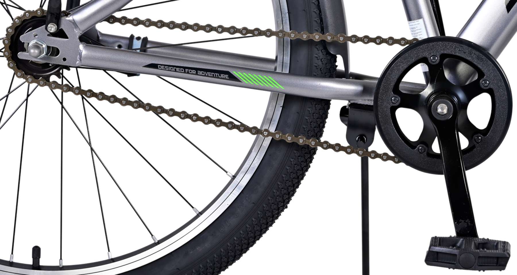 Volare Cross Kinderfiets - Jongens - 24 inch - donker Grijs 6 Volare Cross Kinderfiets - Jongens - 24 inch - donker Grijs - Afbeelding 6