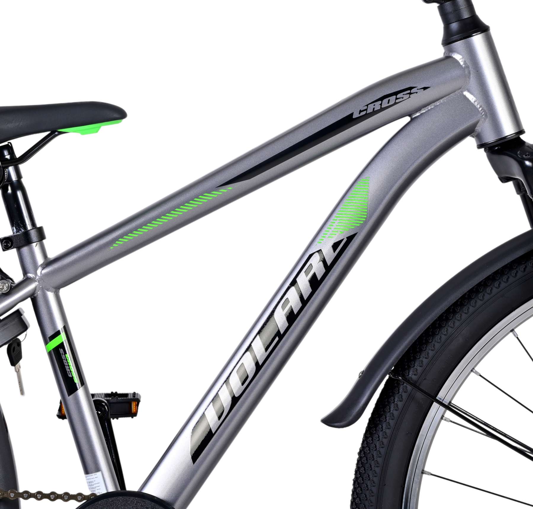 Volare Cross Kinderfiets - Jongens - 24 inch - donker Grijs 7 Volare Cross Kinderfiets - Jongens - 24 inch - donker Grijs - Afbeelding 7