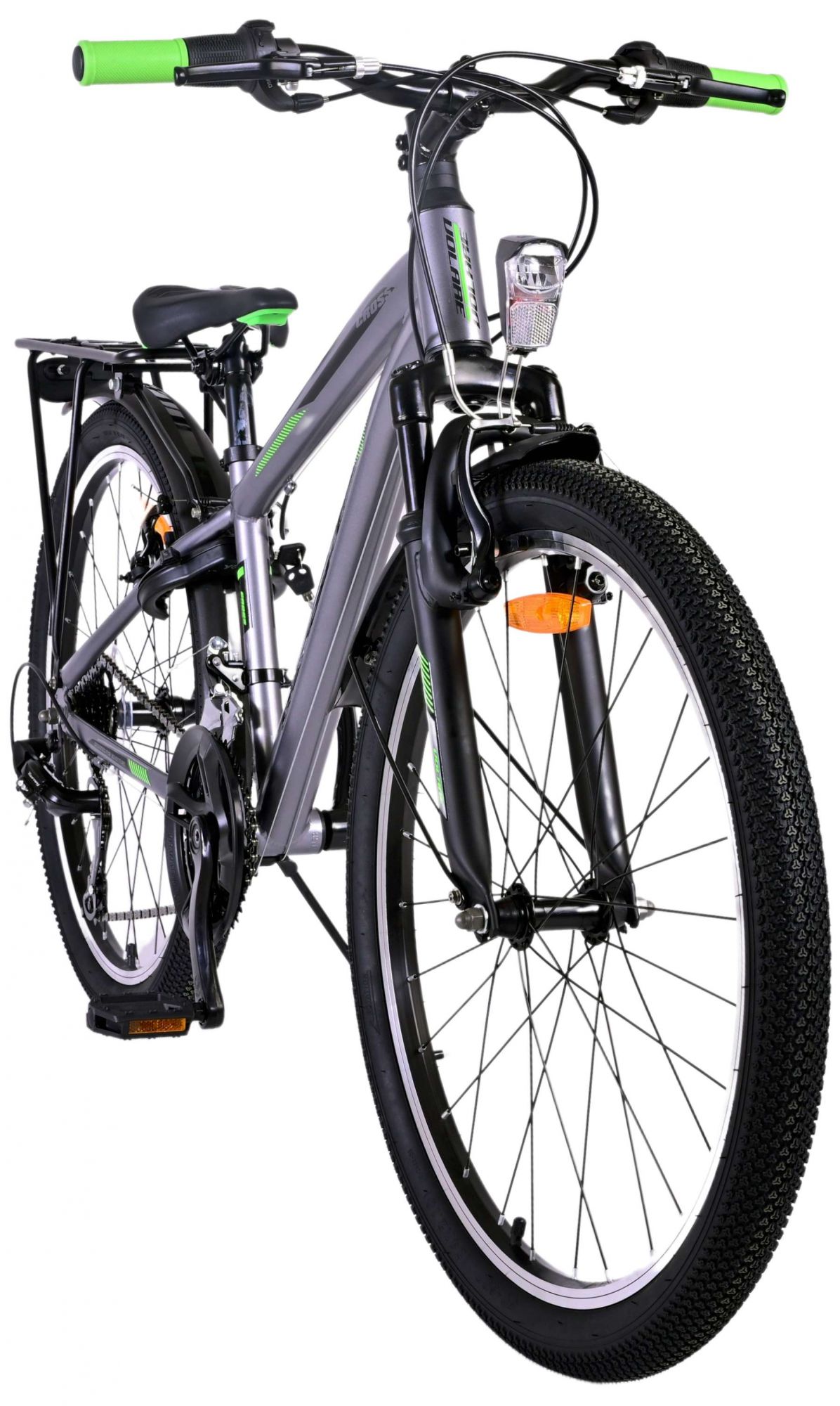 Volare Cross Kinderfiets - Jongens - 24 inch - Grijs - 21 versnellingen - Twee handremmen 10 Volare Cross Kinderfiets - Jongens - 24 inch - Grijs - 21 versnellingen - Twee handremmen - Afbeelding 10