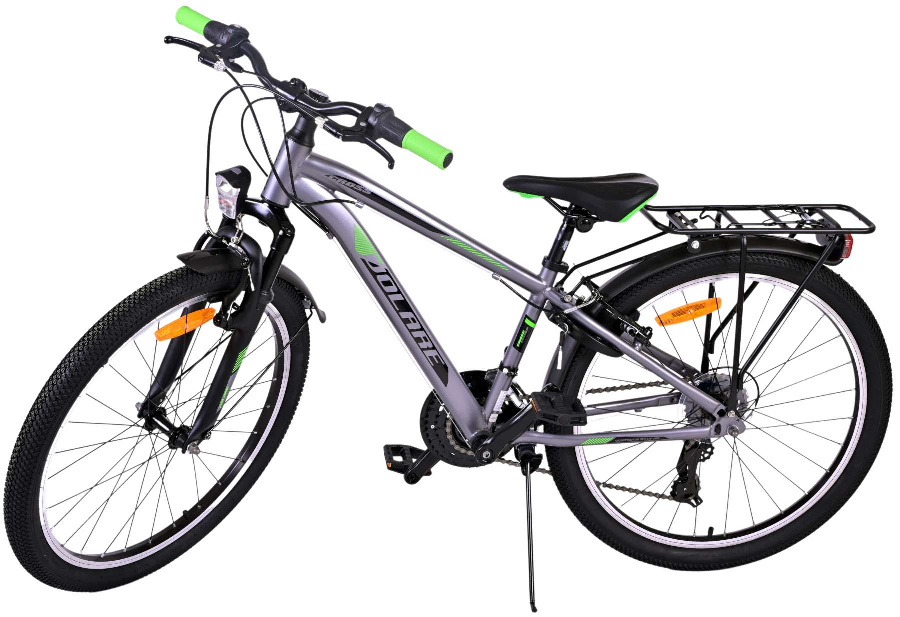Volare Cross Kinderfiets - Jongens - 24 inch - Grijs - 21 versnellingen - Twee handremmen 14 Volare Cross Kinderfiets - Jongens - 24 inch - Grijs - 21 versnellingen - Twee handremmen - Afbeelding 14