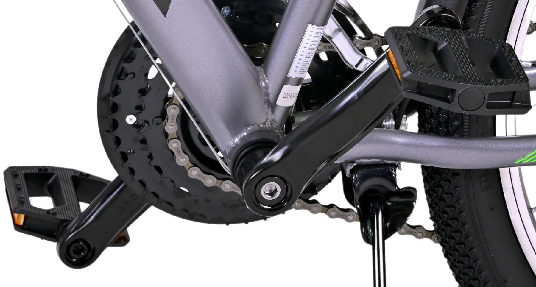 Volare Cross Kinderfiets - Jongens - 24 inch - Grijs - 21 versnellingen - Twee handremmen 15 Volare Cross Kinderfiets - Jongens - 24 inch - Grijs - 21 versnellingen - Twee handremmen - Afbeelding 15