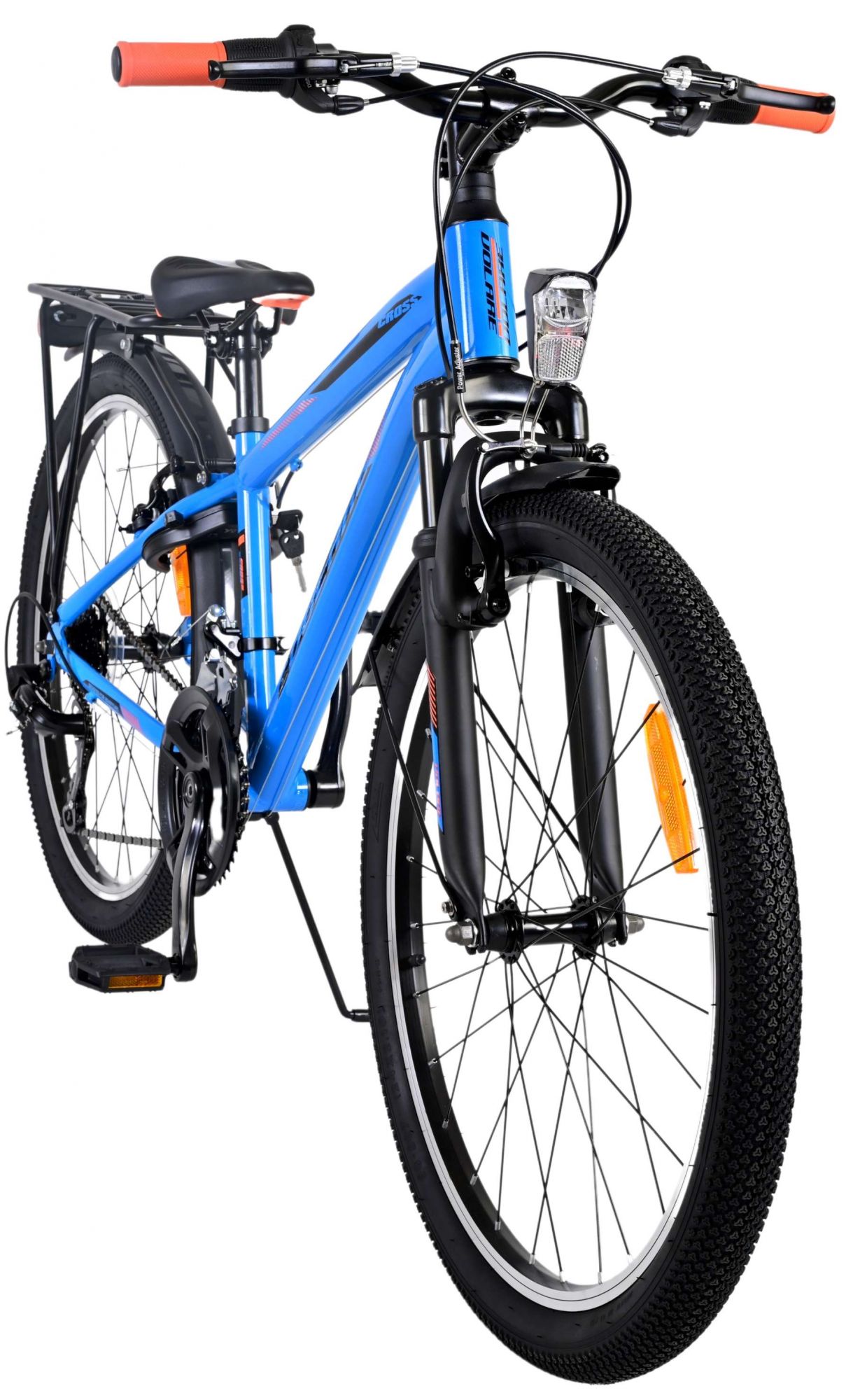 Volare Cross Kinderfiets - Jongens - 24 inch - Blauw - 21 versnellingen - Twee handremmen 12 Volare Cross Kinderfiets - Jongens - 24 inch - Blauw - 21 versnellingen - Twee handremmen - Afbeelding 12