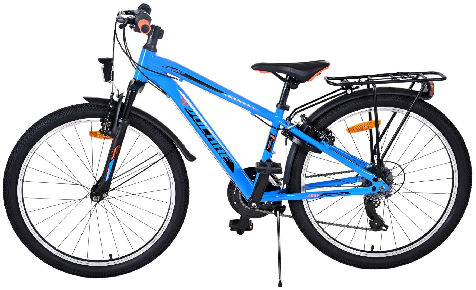 Volare Cross Kinderfiets - Jongens - 24 inch - Blauw - 21 versnellingen - Twee handremmen 15 Volare Cross Kinderfiets - Jongens - 24 inch - Blauw - 21 versnellingen - Twee handremmen - Afbeelding 15