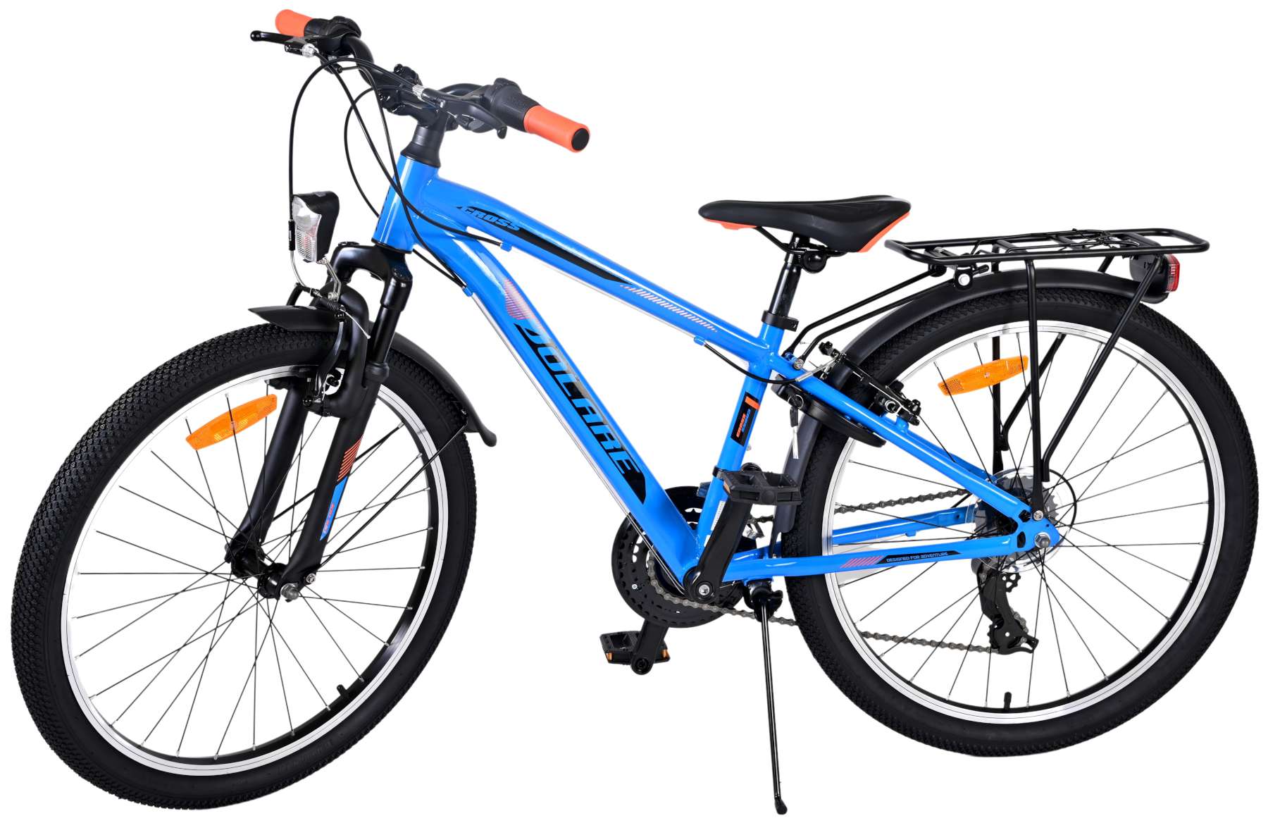 Volare Cross Kinderfiets - Jongens - 24 inch - Blauw - 21 versnellingen - Twee handremmen 16 Volare Cross Kinderfiets - Jongens - 24 inch - Blauw - 21 versnellingen - Twee handremmen - Afbeelding 16