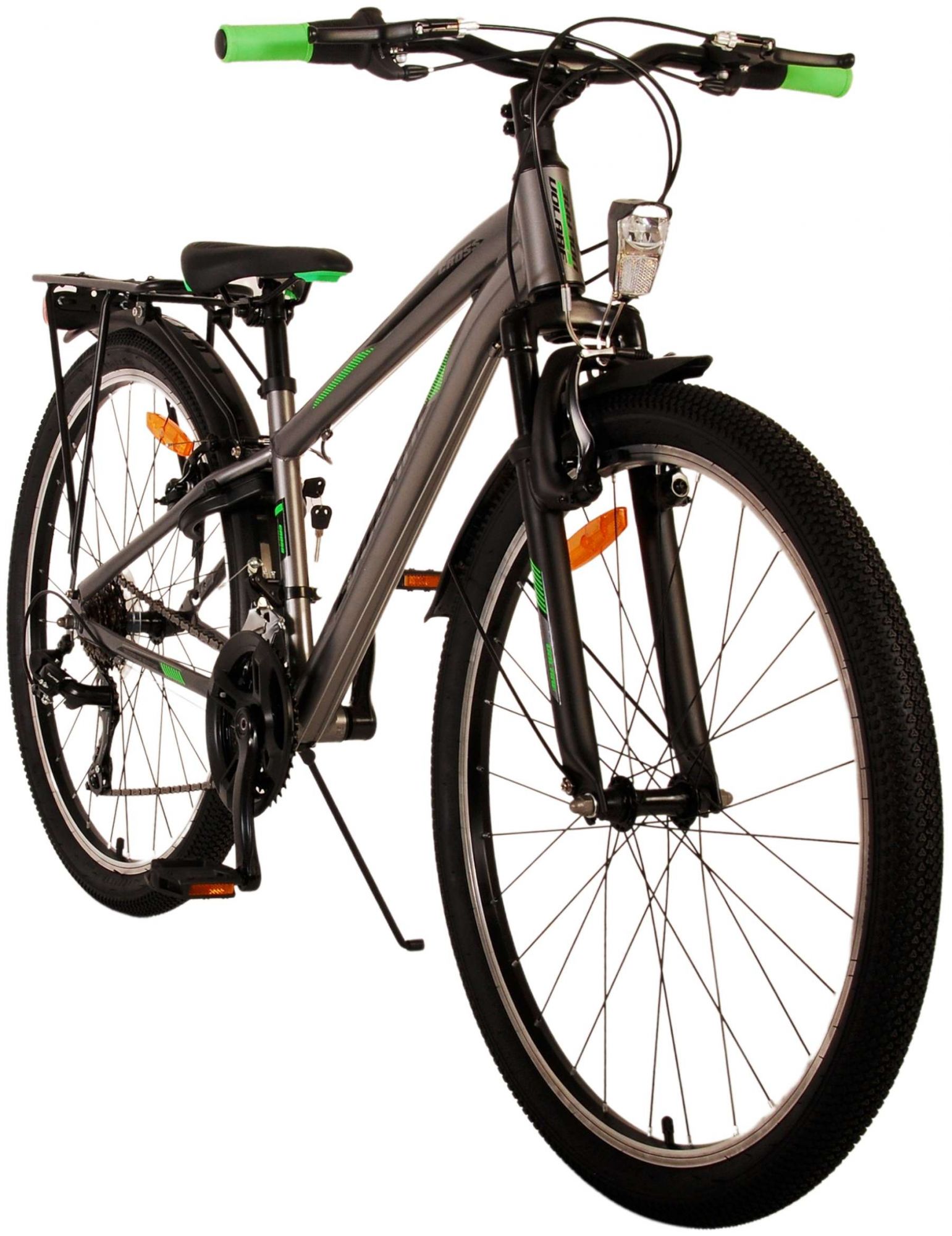 Volare Cross Kinderfiets - Jongens - 26 inch - Grijs - 21 versnellingen - Twee handremmen 12 Volare Cross Kinderfiets - Jongens - 26 inch - Grijs - 21 versnellingen - Twee handremmen - Afbeelding 12