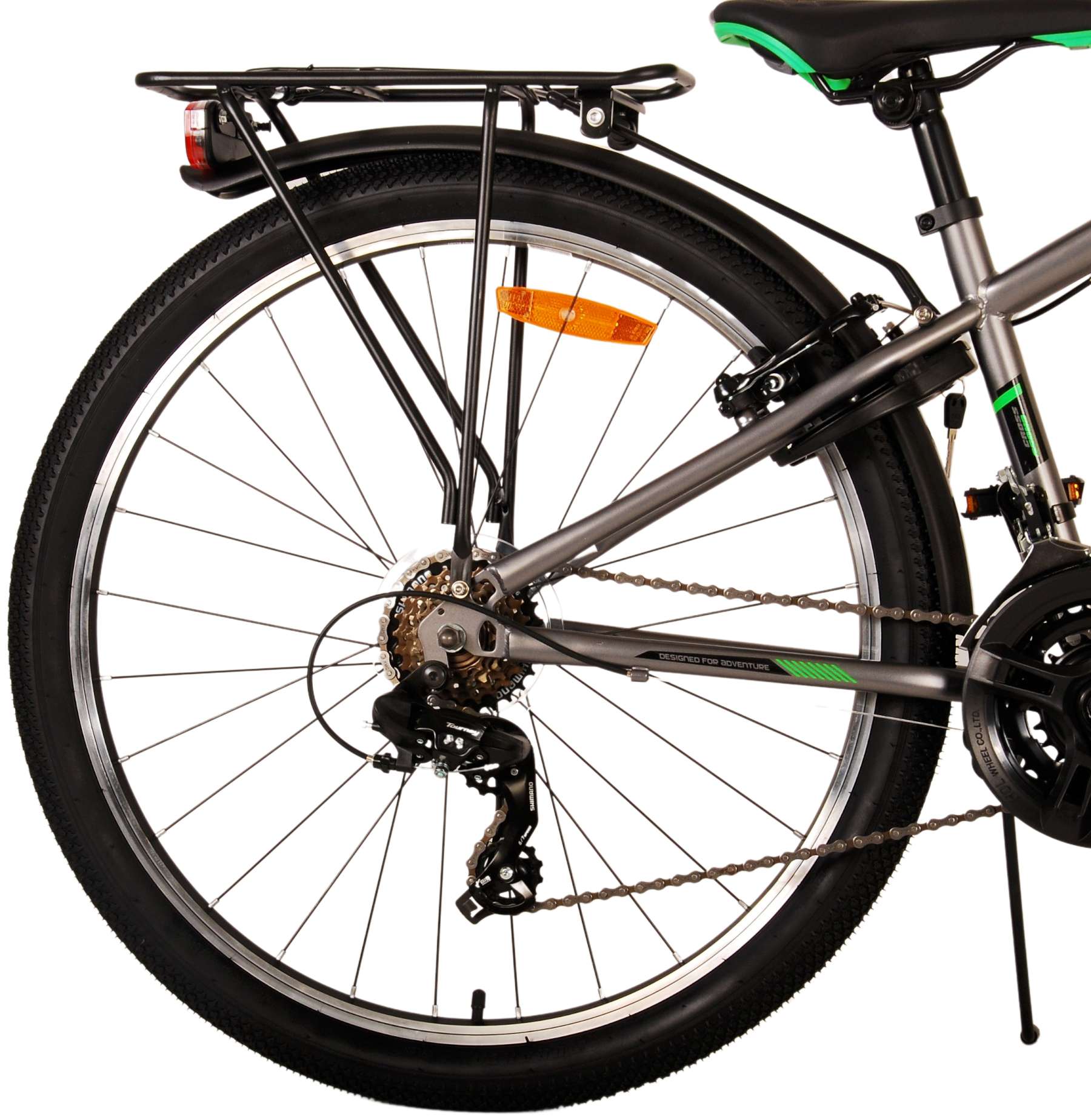 Volare Cross Kinderfiets - Jongens - 26 inch - Grijs - 21 versnellingen - Twee handremmen 4 Volare Cross Kinderfiets - Jongens - 26 inch - Grijs - 21 versnellingen - Twee handremmen - Afbeelding 4