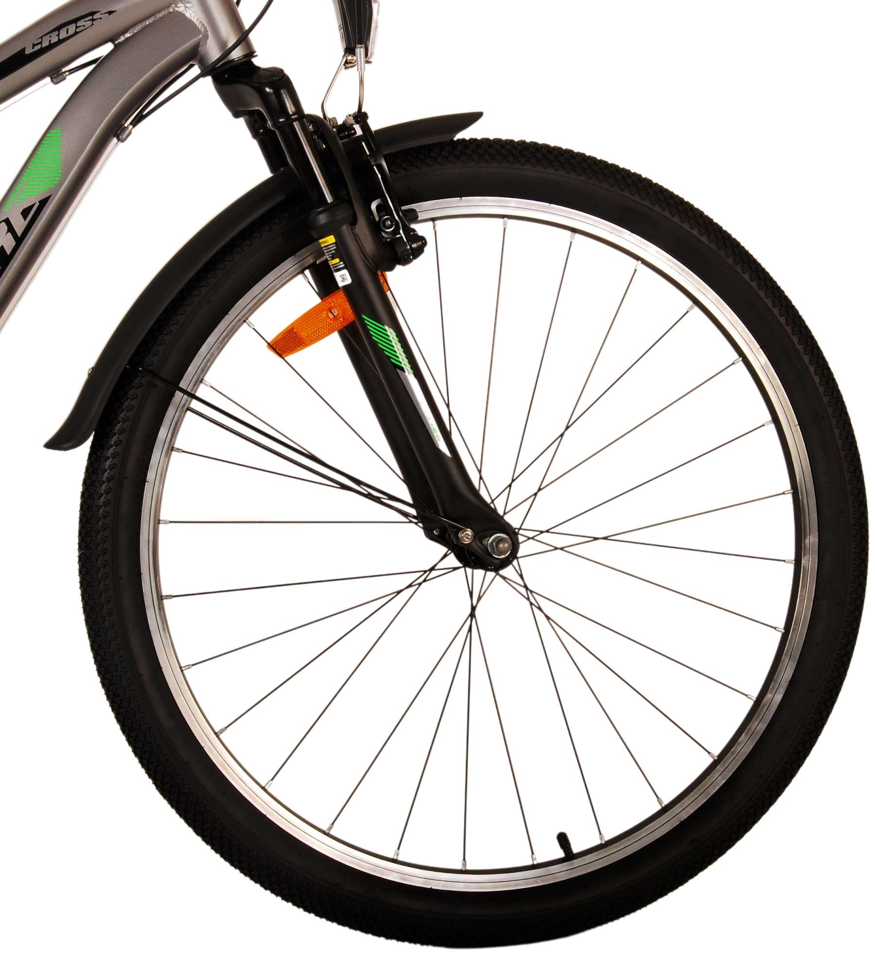 Volare Cross Kinderfiets - Jongens - 26 inch - Grijs - 21 versnellingen - Twee handremmen 5 Volare Cross Kinderfiets - Jongens - 26 inch - Grijs - 21 versnellingen - Twee handremmen - Afbeelding 5