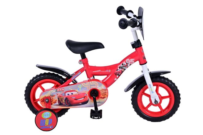 Disney Cars Kinderfiets - Jongens - 10 inch - Rood - Doortrapper 1 Disney Cars Kinderfiets - Jongens - 10 inch - Rood - Doortrapper