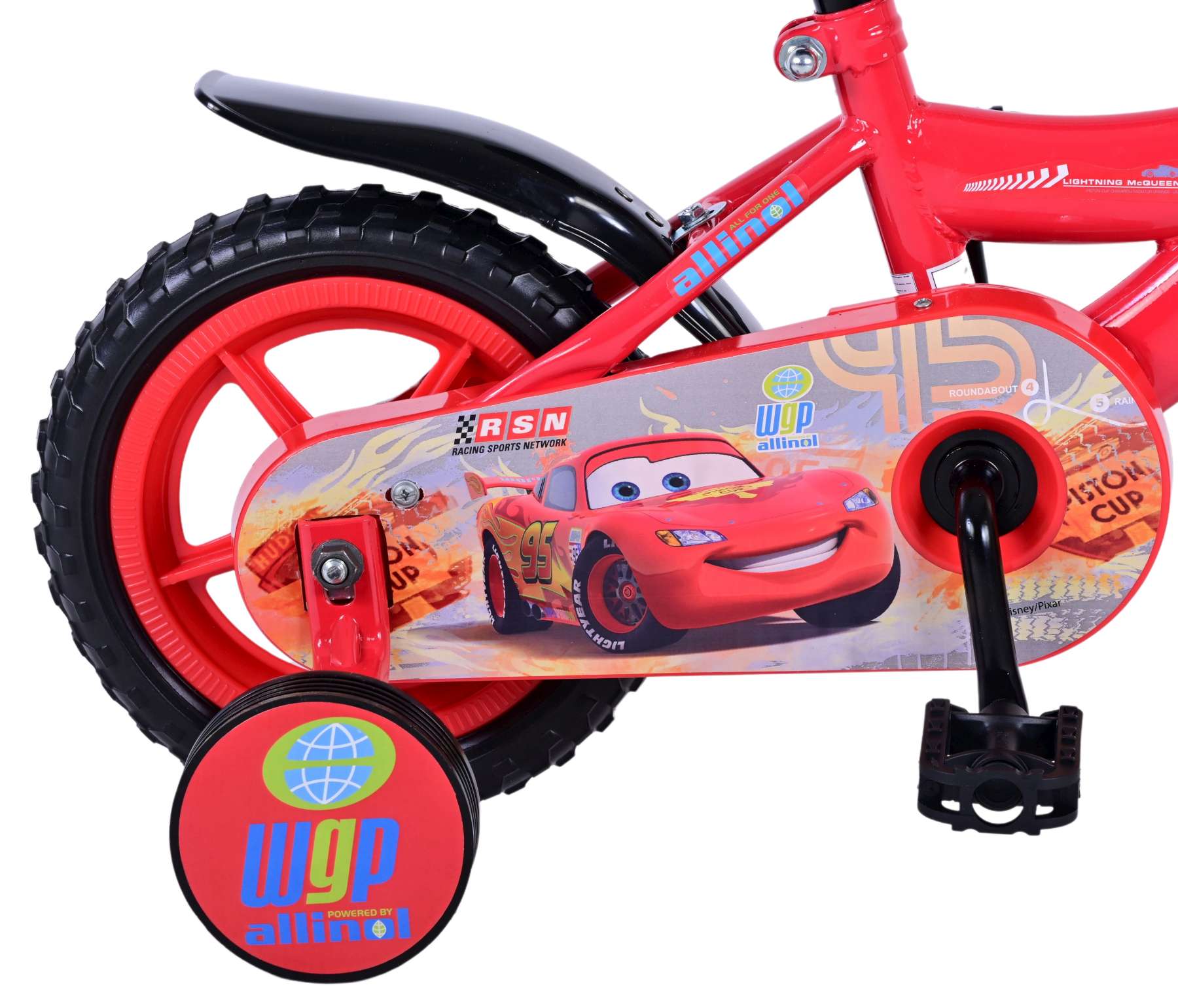 Disney Cars Kinderfiets - Jongens - 10 inch - Rood - Doortrapper 9 Disney Cars Kinderfiets - Jongens - 10 inch - Rood - Doortrapper - Afbeelding 9