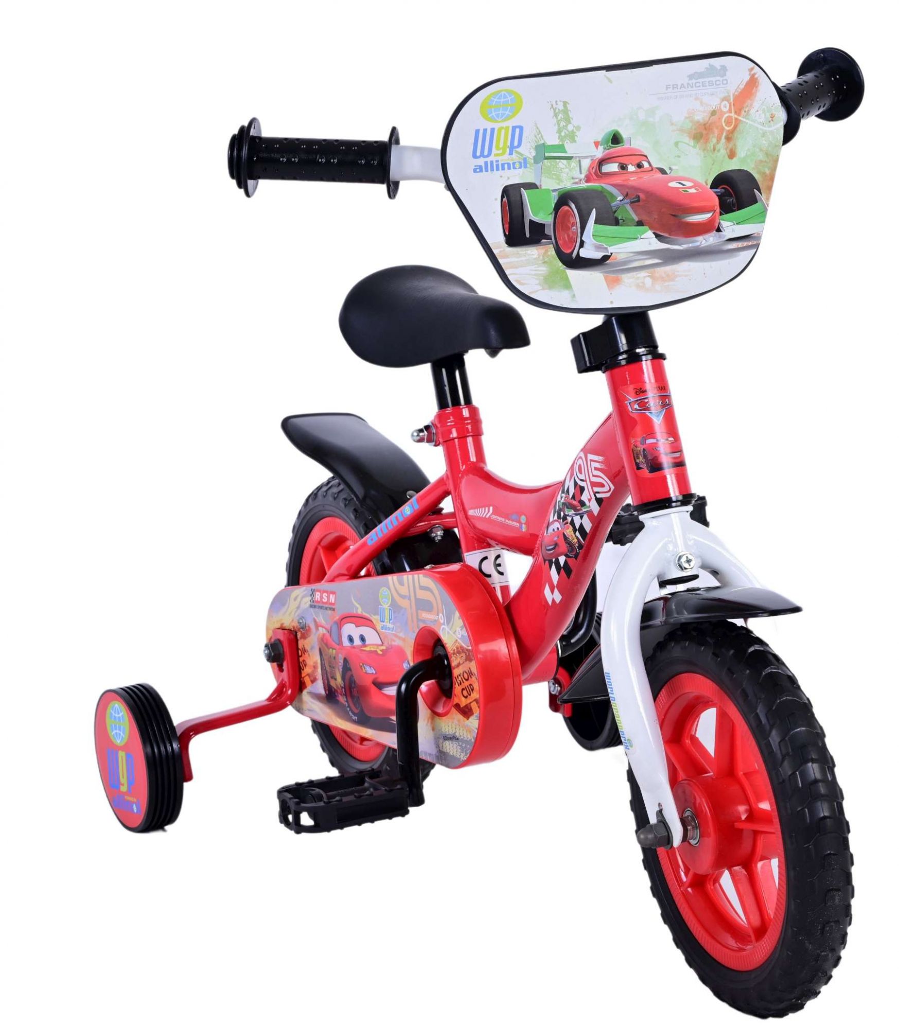 Disney Cars Kinderfiets - Jongens - 10 inch - Rood - Doortrapper 3 Disney Cars Kinderfiets - Jongens - 10 inch - Rood - Doortrapper - Afbeelding 3