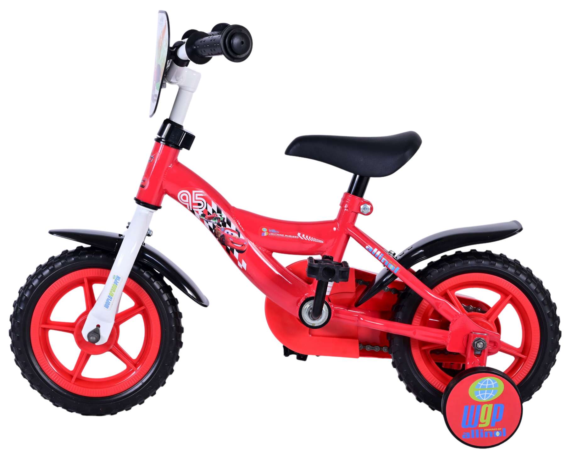 Disney Cars Kinderfiets - Jongens - 10 inch - Rood - Doortrapper 5 Disney Cars Kinderfiets - Jongens - 10 inch - Rood - Doortrapper - Afbeelding 5