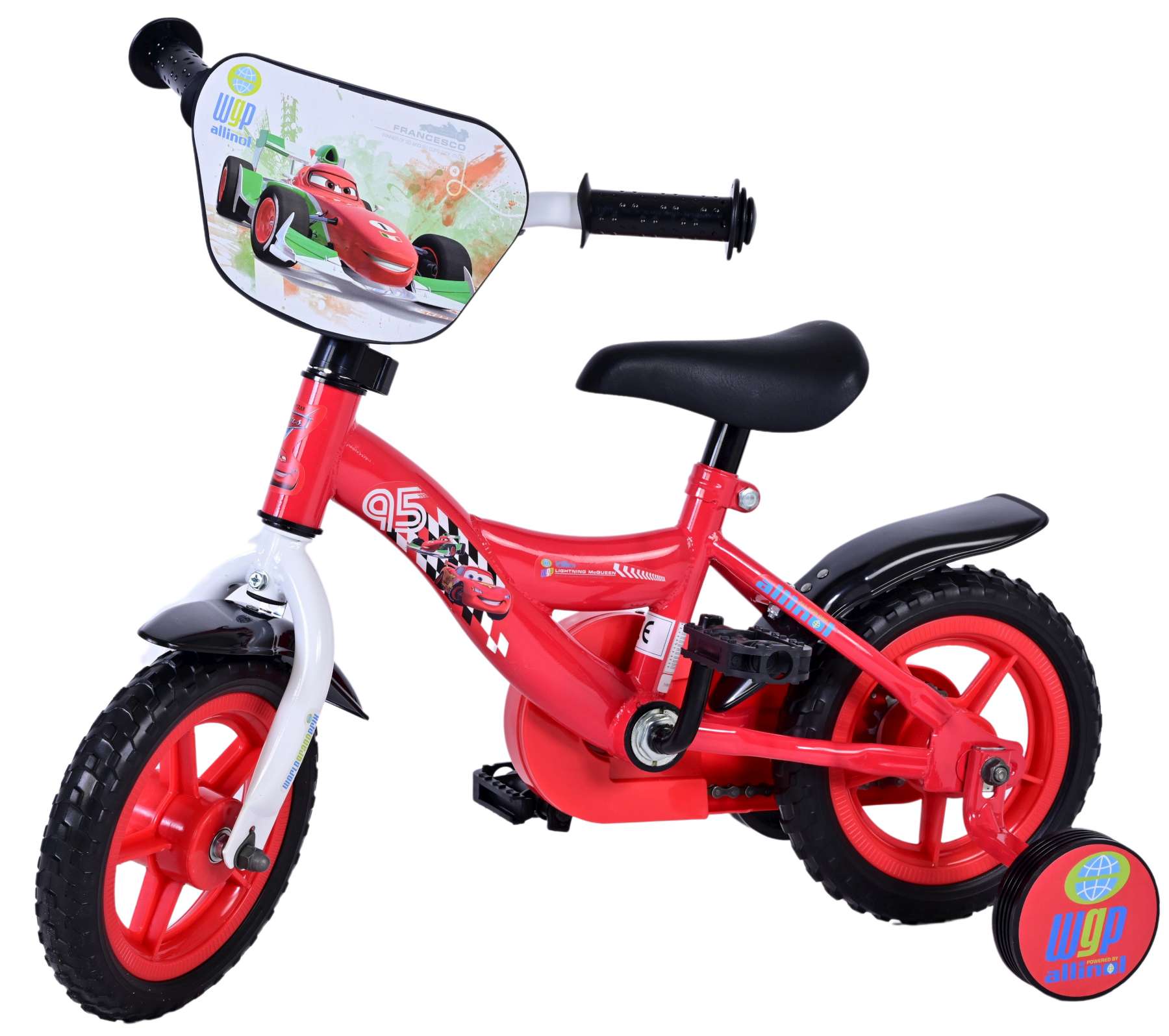 Disney Cars Kinderfiets - Jongens - 10 inch - Rood - Doortrapper 6 Disney Cars Kinderfiets - Jongens - 10 inch - Rood - Doortrapper - Afbeelding 6