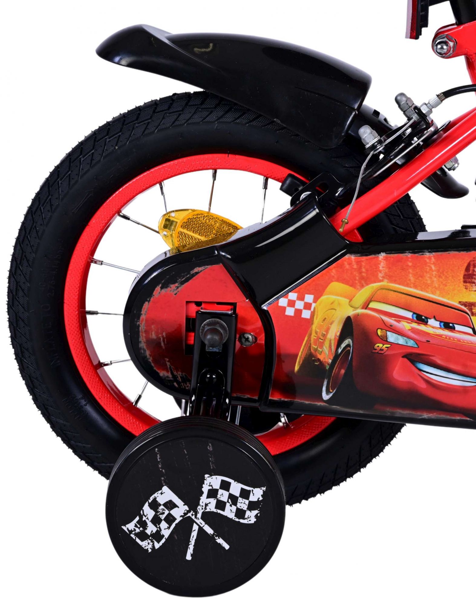 Disney Cars Kinderfiets - Jongens - 12 inch - Twee handremmen 3 Disney Cars Kinderfiets - Jongens - 12 inch - Twee handremmen - Afbeelding 3