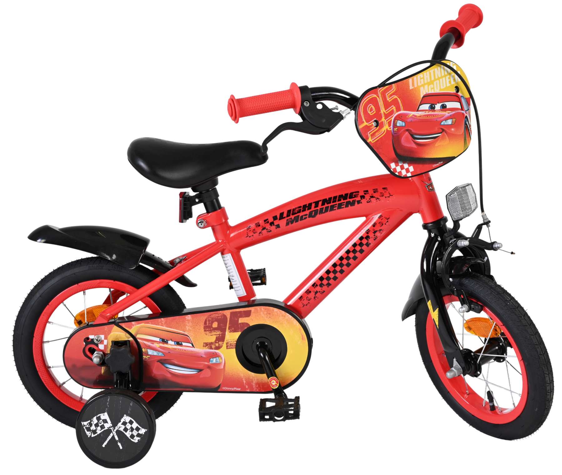 Disney Cars Kinderfiets - Jongens - 12 inch - Rood 10 Disney Cars Kinderfiets - Jongens - 12 inch - Rood - Afbeelding 10