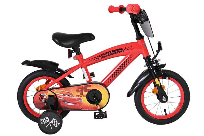 Disney Cars Kinderfiets - Jongens - 12 inch - Rood 1 Disney Cars Kinderfiets - Jongens - 12 inch - Rood