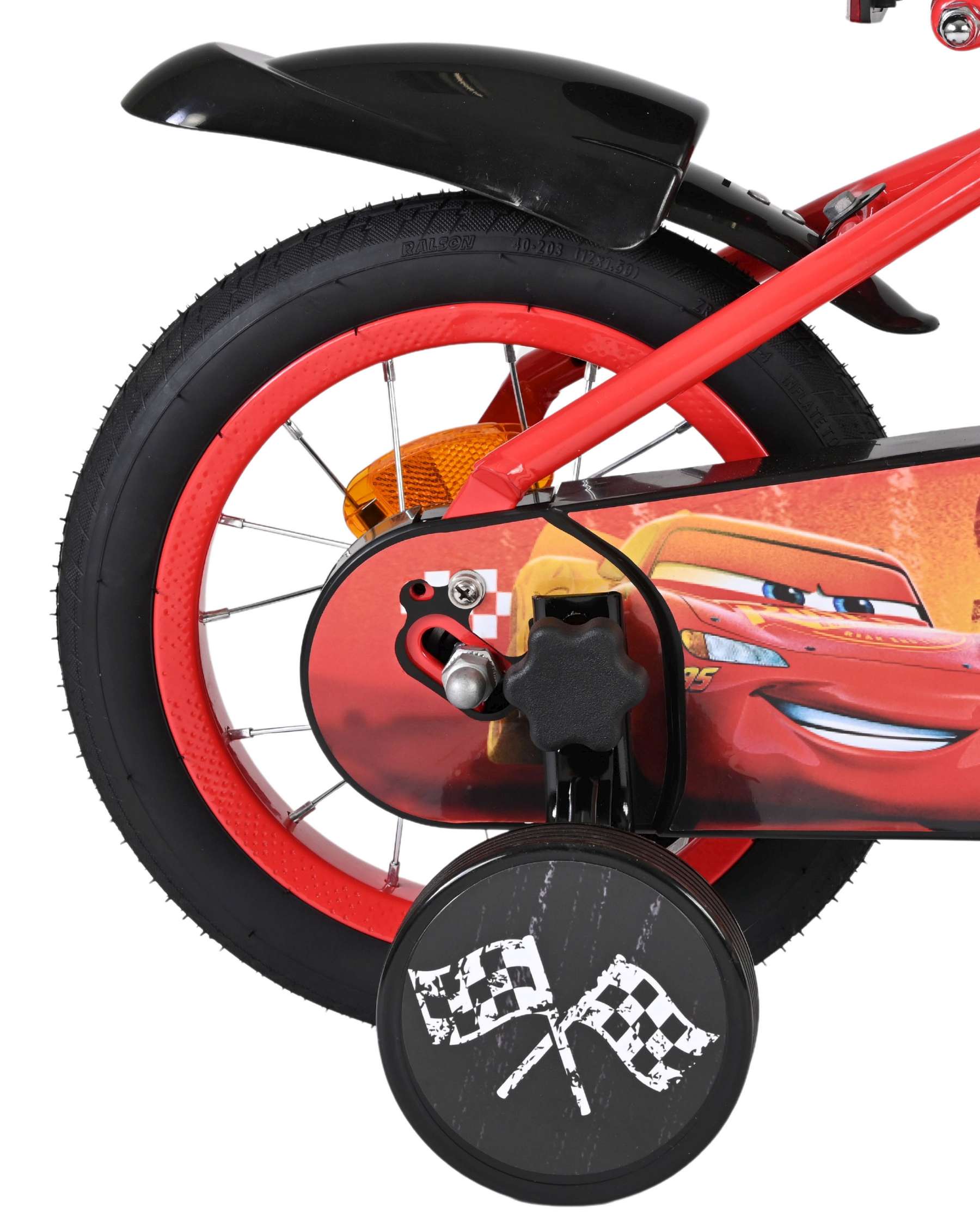 Disney Cars Kinderfiets - Jongens - 12 inch - Rood 2 Disney Cars Kinderfiets - Jongens - 12 inch - Rood - Afbeelding 2