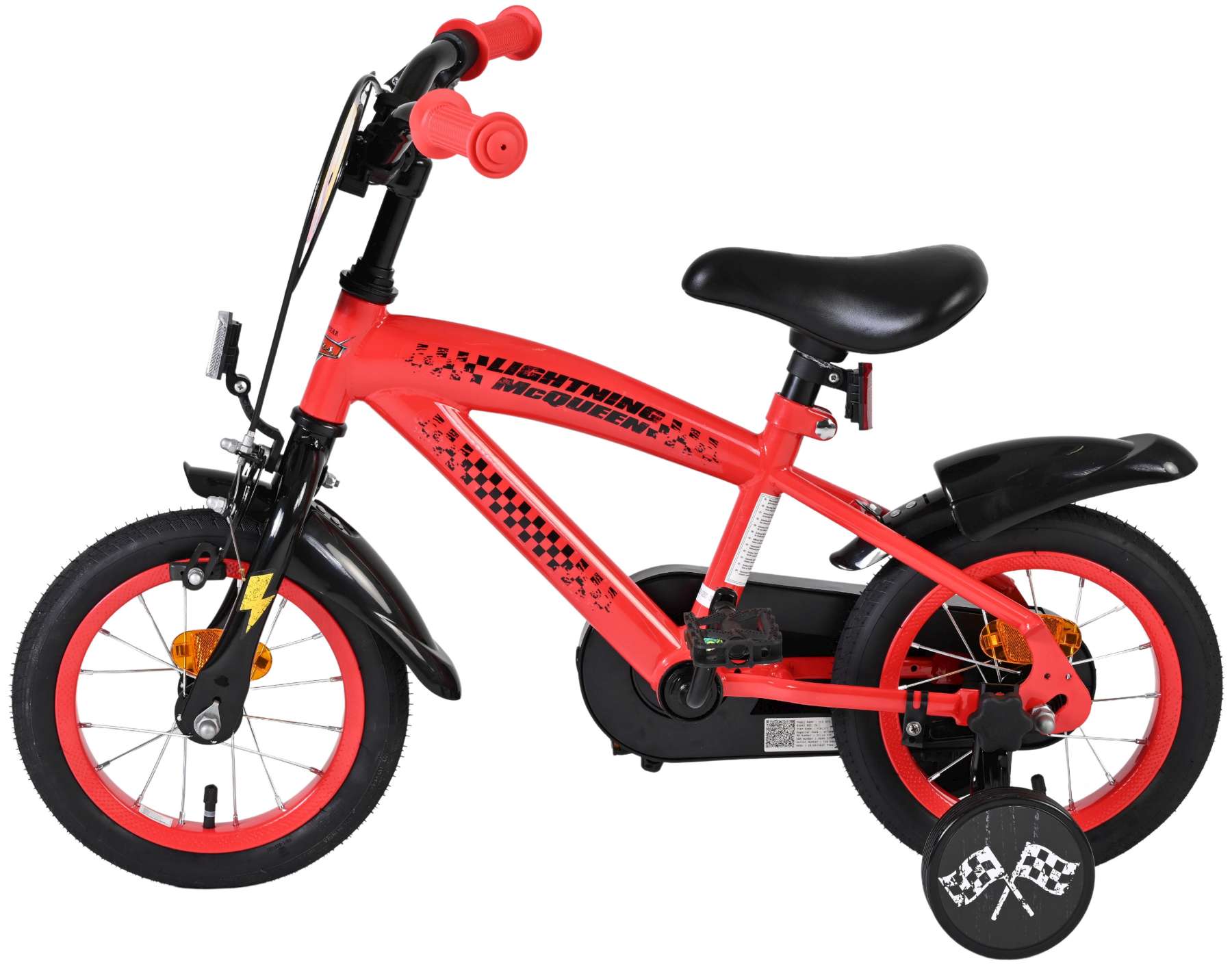 Disney Cars Kinderfiets - Jongens - 12 inch - Rood 7 Disney Cars Kinderfiets - Jongens - 12 inch - Rood - Afbeelding 7