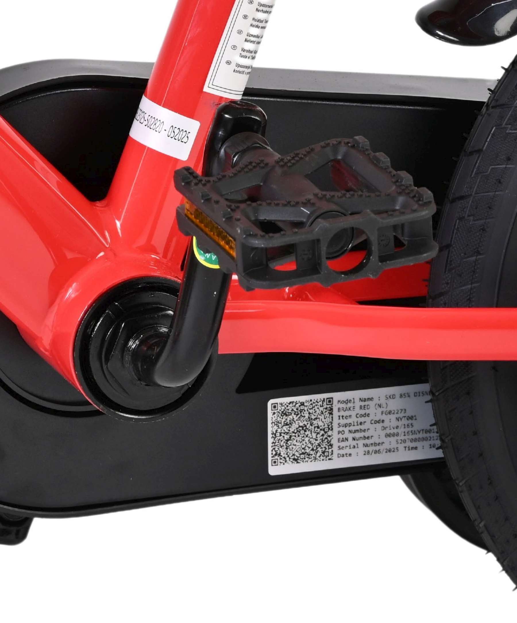 Disney Cars Kinderfiets - Jongens - 12 inch - Rood 9 Disney Cars Kinderfiets - Jongens - 12 inch - Rood - Afbeelding 9