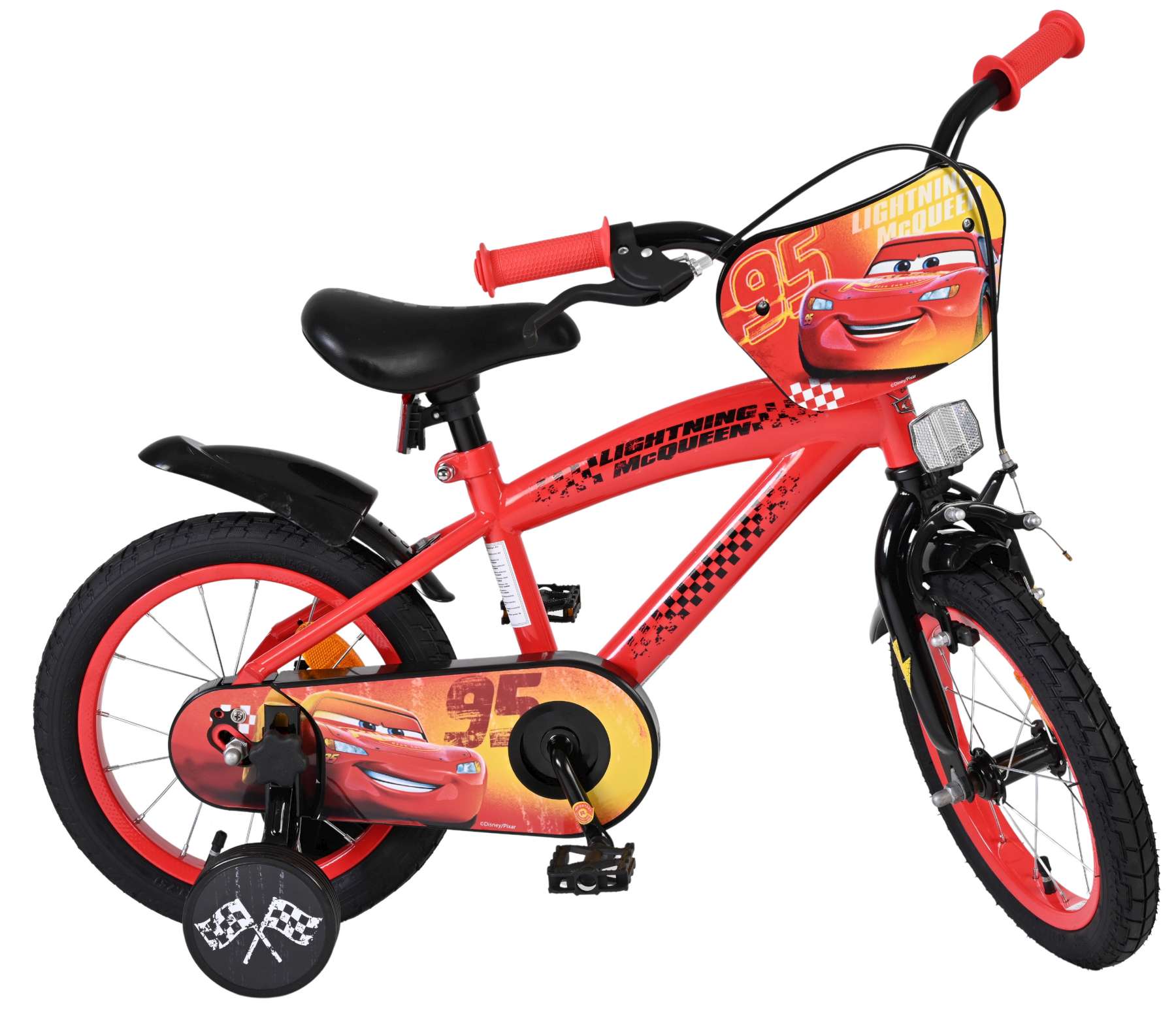 Disney Cars Kinderfiets - Jongens - 14 inch - Rood 10 Disney Cars Kinderfiets - Jongens - 14 inch - Rood - Afbeelding 10