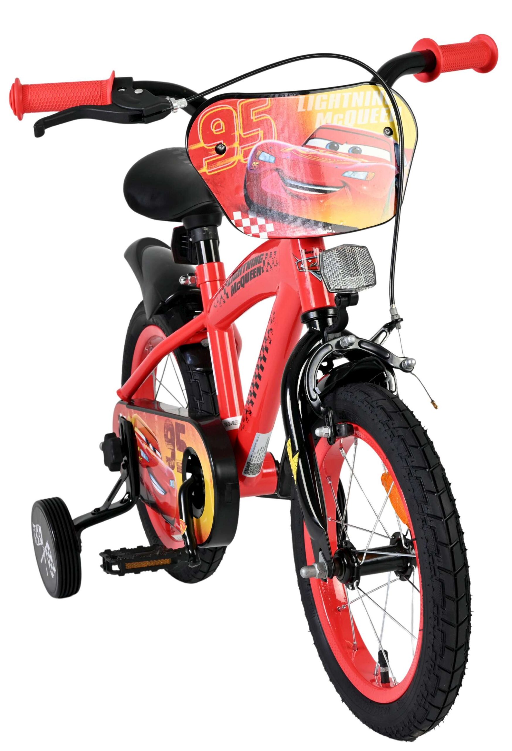 Disney Cars Kinderfiets - Jongens - 14 inch - Rood 5 Disney Cars Kinderfiets - Jongens - 14 inch - Rood - Afbeelding 5