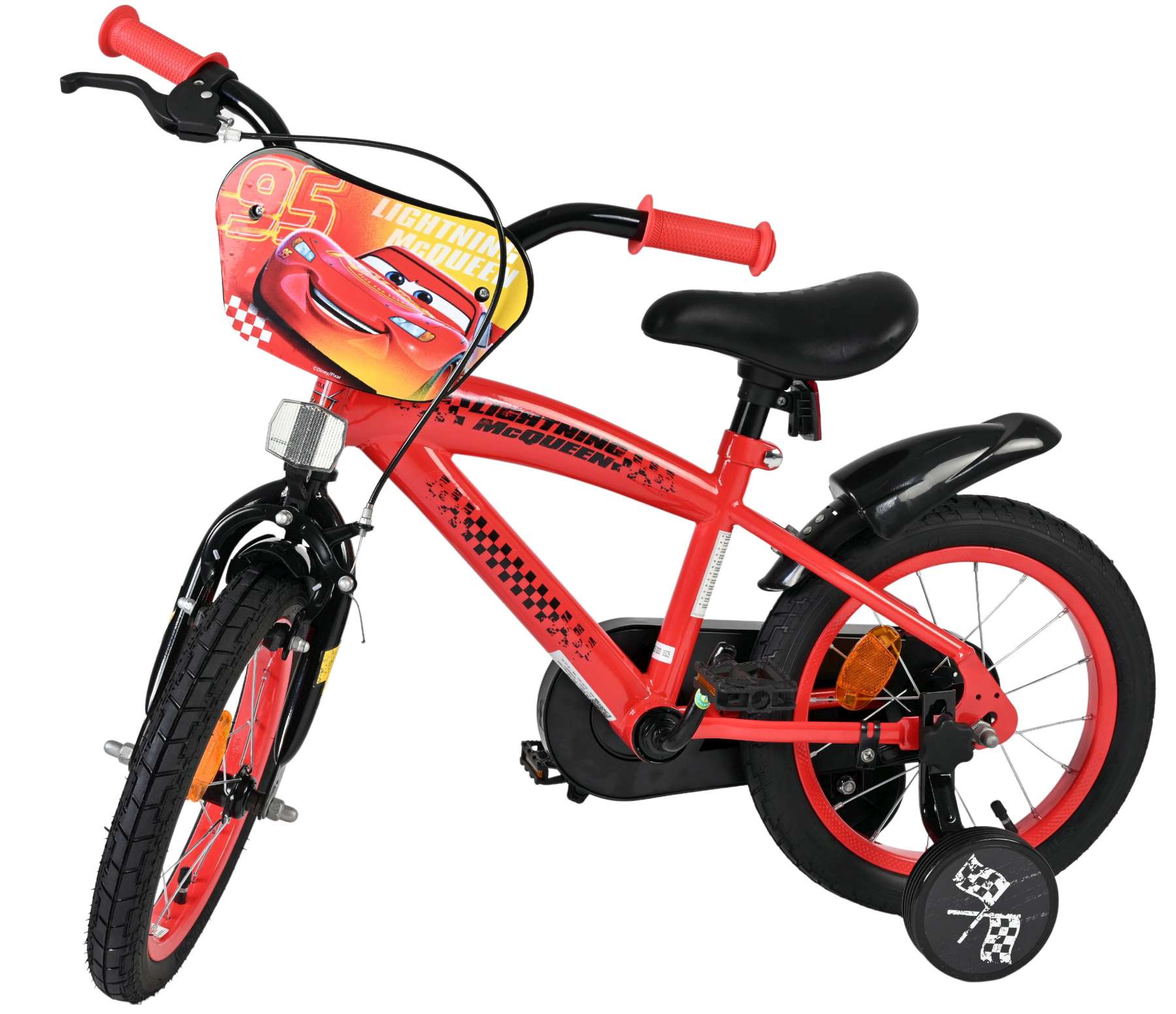 Disney Cars Kinderfiets - Jongens - 14 inch - Rood 8 Disney Cars Kinderfiets - Jongens - 14 inch - Rood - Afbeelding 8