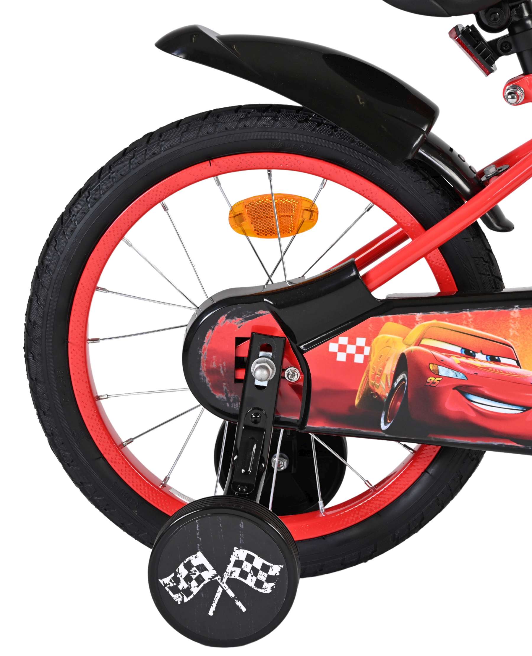 Disney Cars Kinderfiets - Jongens - 16 inch - Rood 2 Disney Cars Kinderfiets - Jongens - 16 inch - Rood - Afbeelding 2